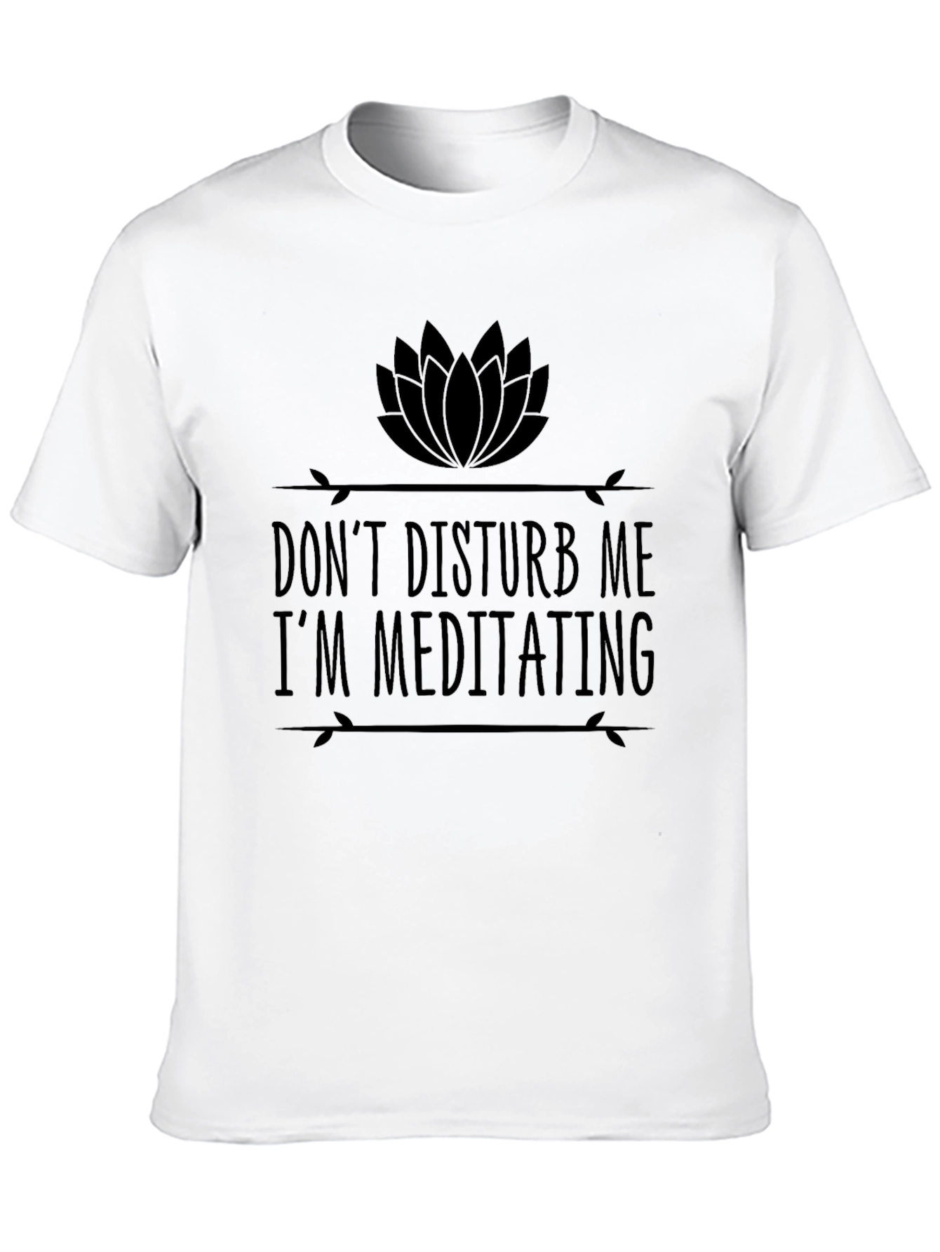 Meditation Graphic T-Shirt - Dont Disturb