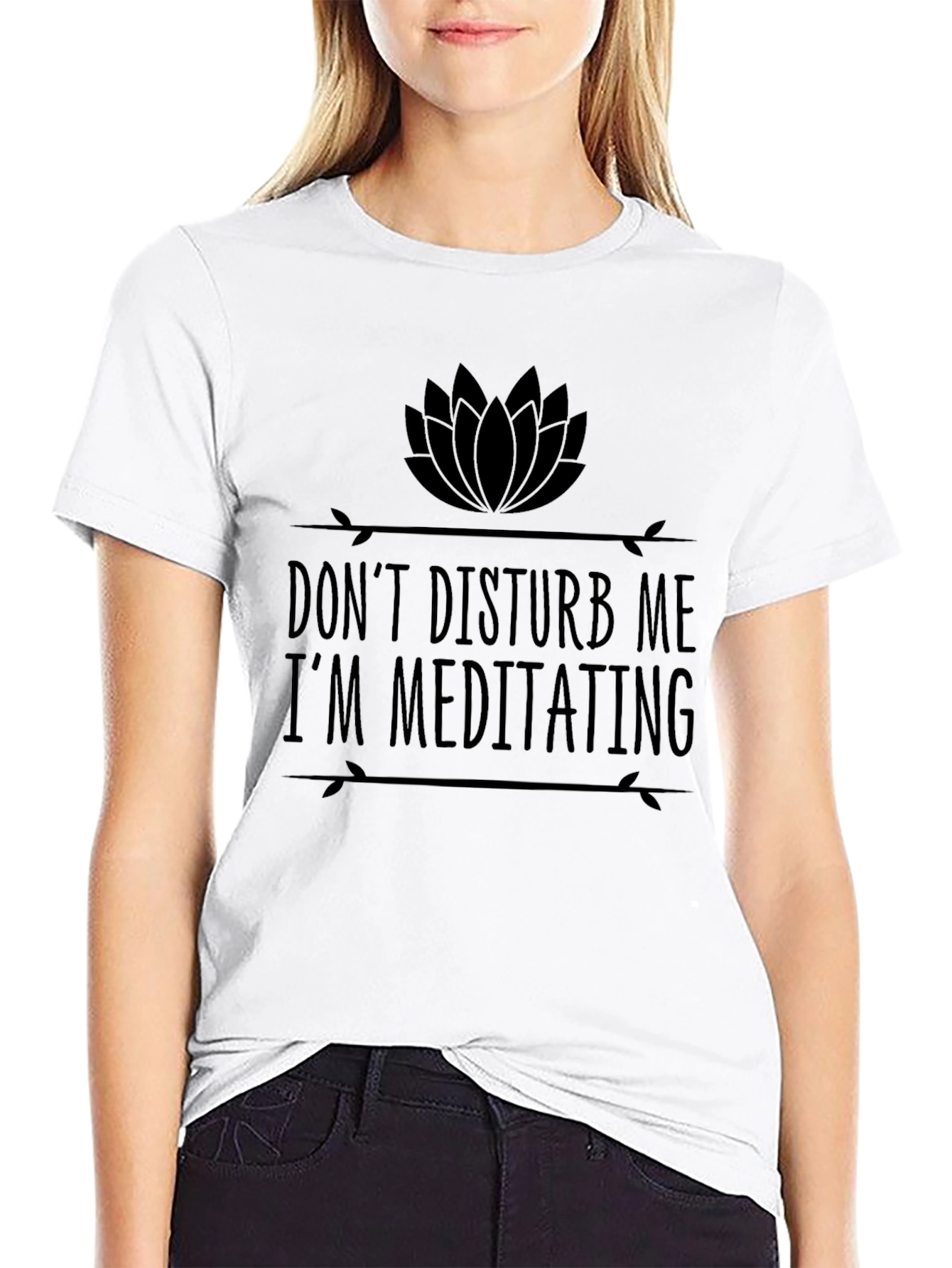 Meditation Graphic T-Shirt - Dont Disturb
