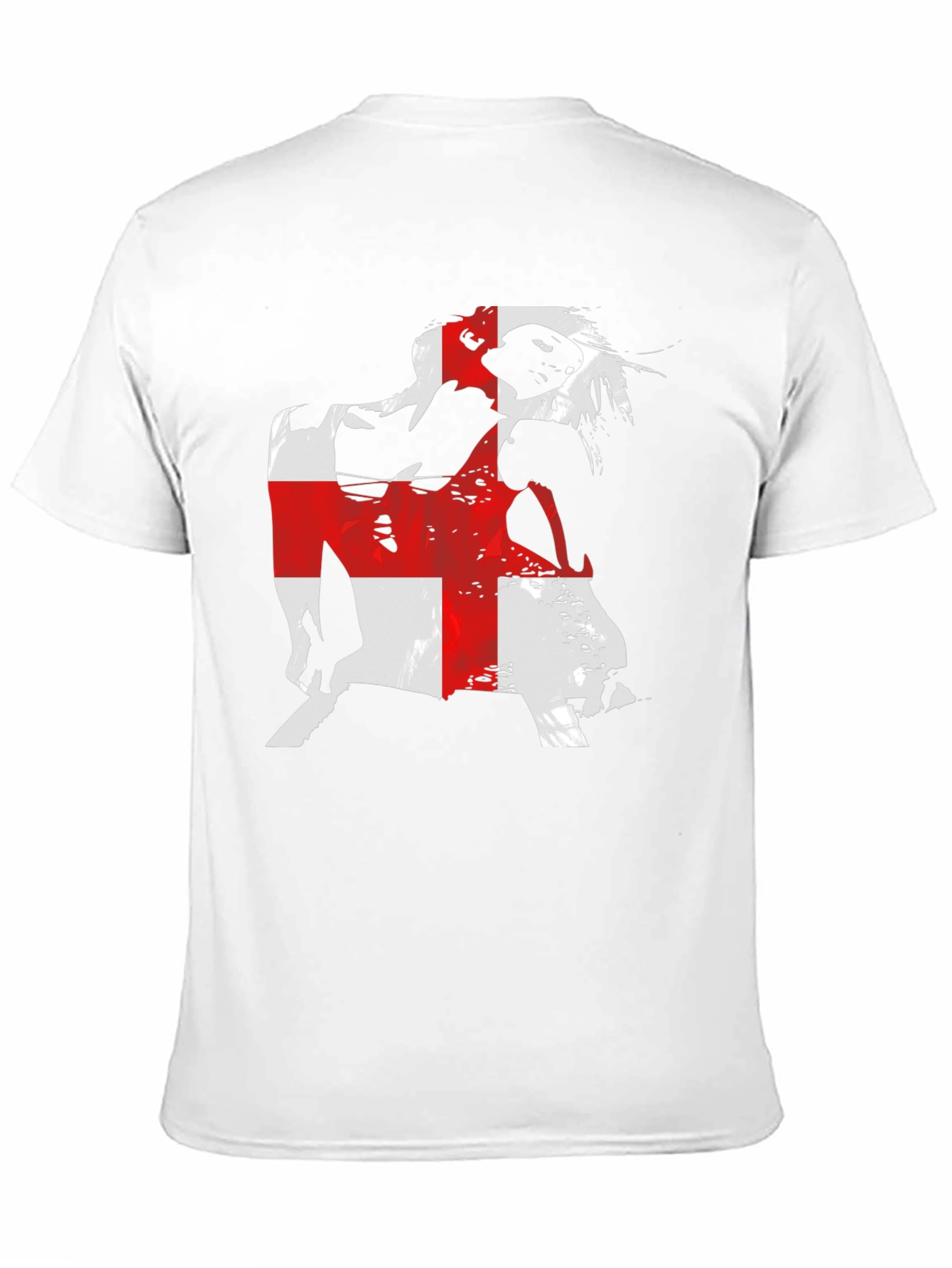 England Flag Graphic Black T-Shirt