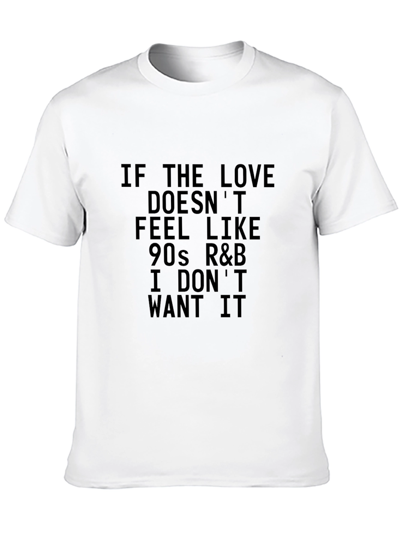 90s R&B Lover Tee - Black