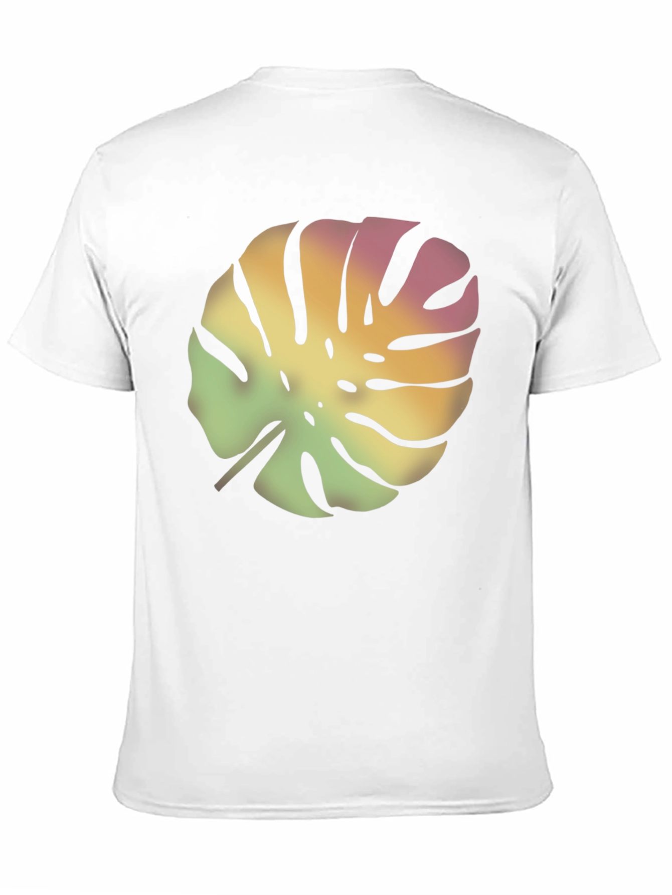 Tropical Leaf Black T-Shirt