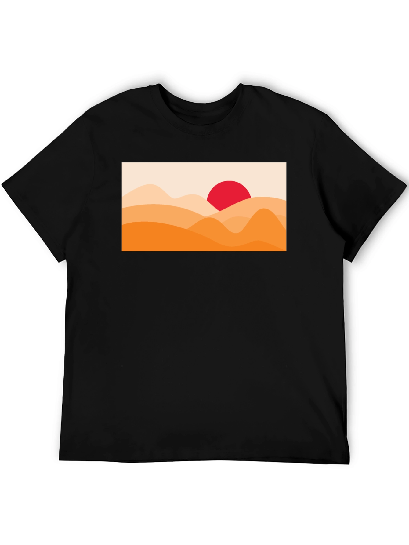 Sunset Desert Graphic T-Shirt - Stylish Casual Wear