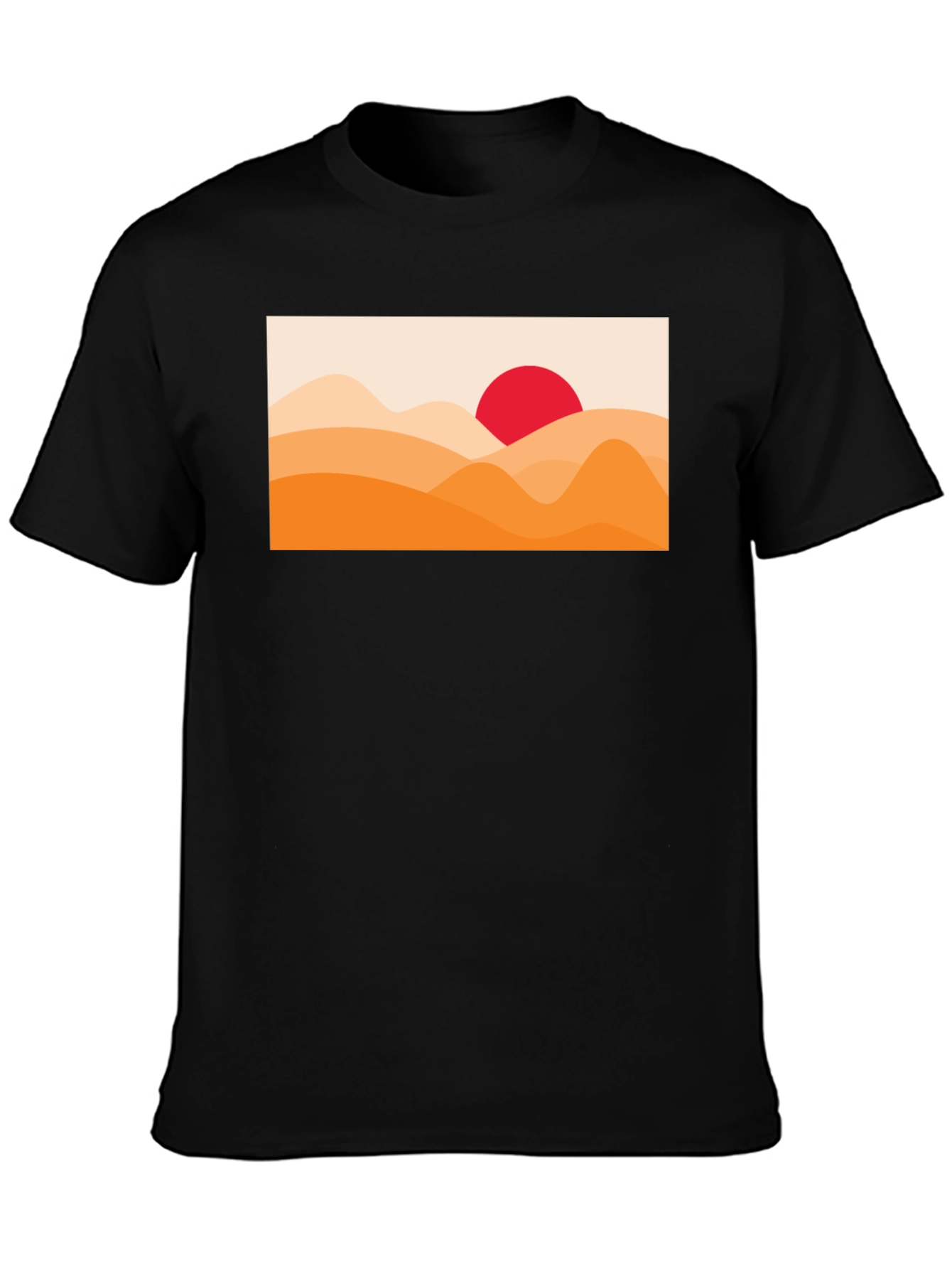 Sunset Desert Graphic T-Shirt - Stylish Casual Wear