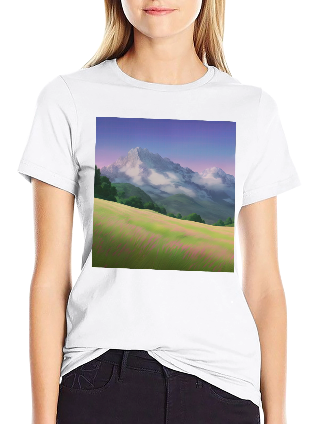 Mountain Meadow T-Shirt - Nature Scene