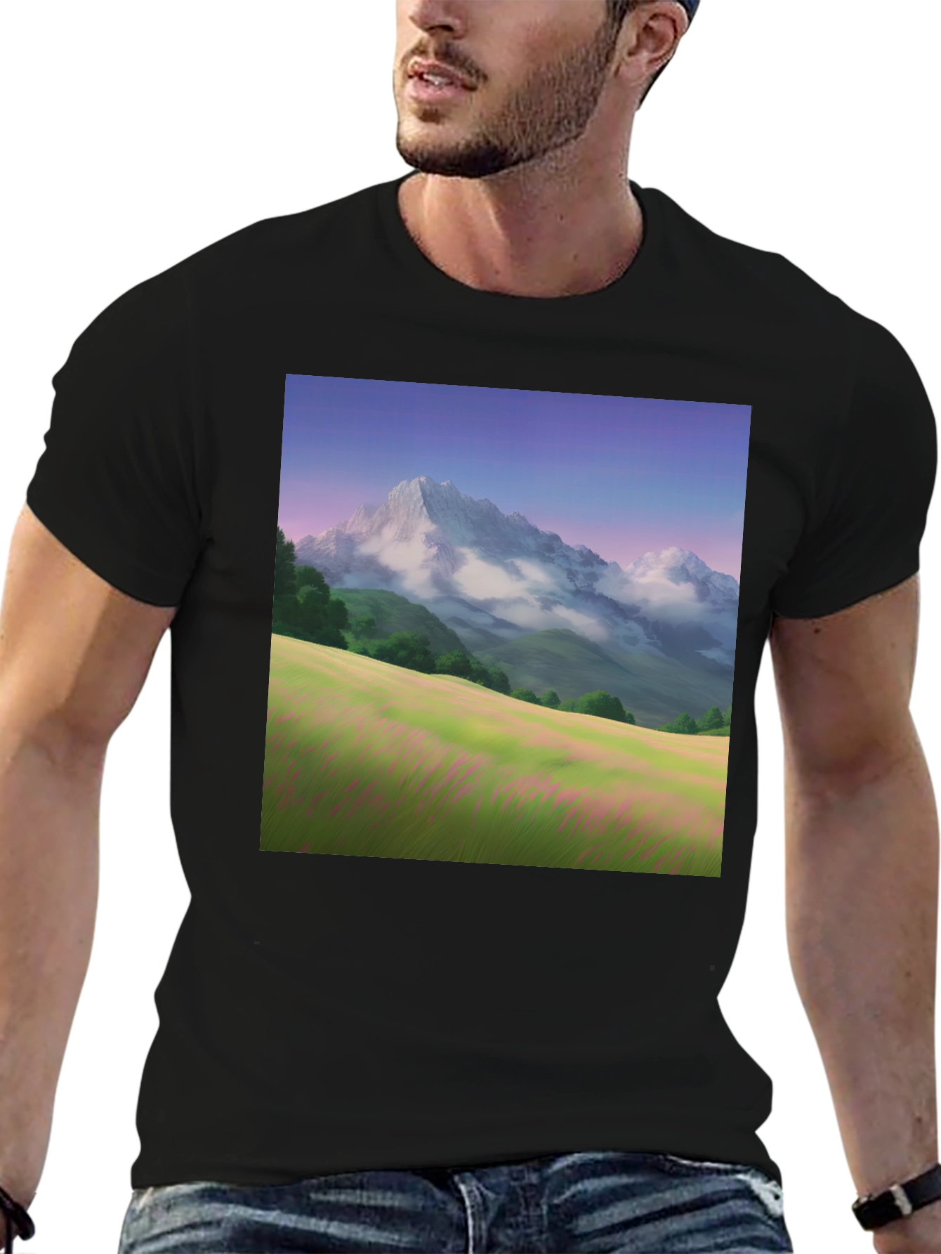 Mountain Meadow T-Shirt - Nature Scene