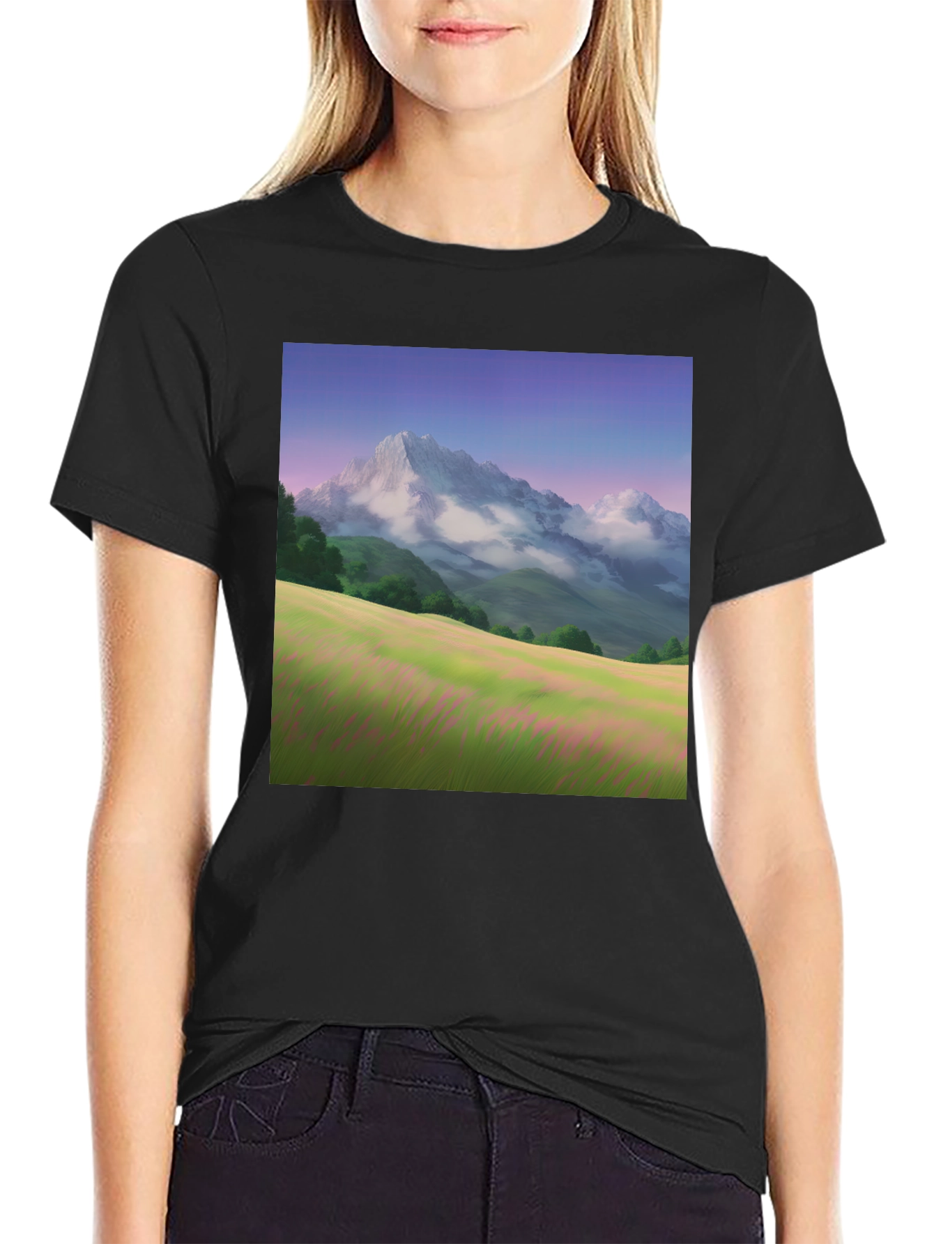 Mountain Meadow T-Shirt - Nature Scene