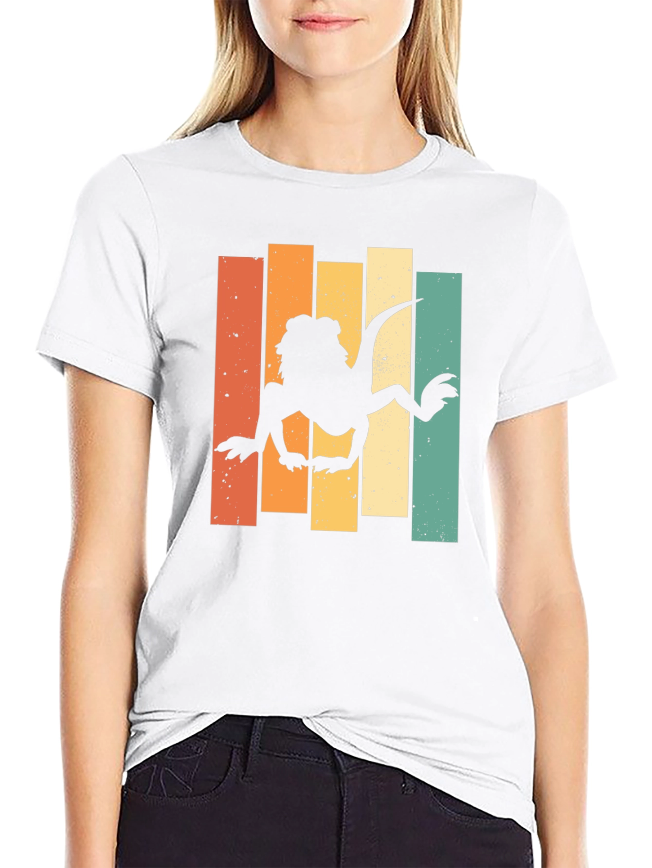Retro Bearded Dragon T-Shirt - Cool Reptile Lover Tee