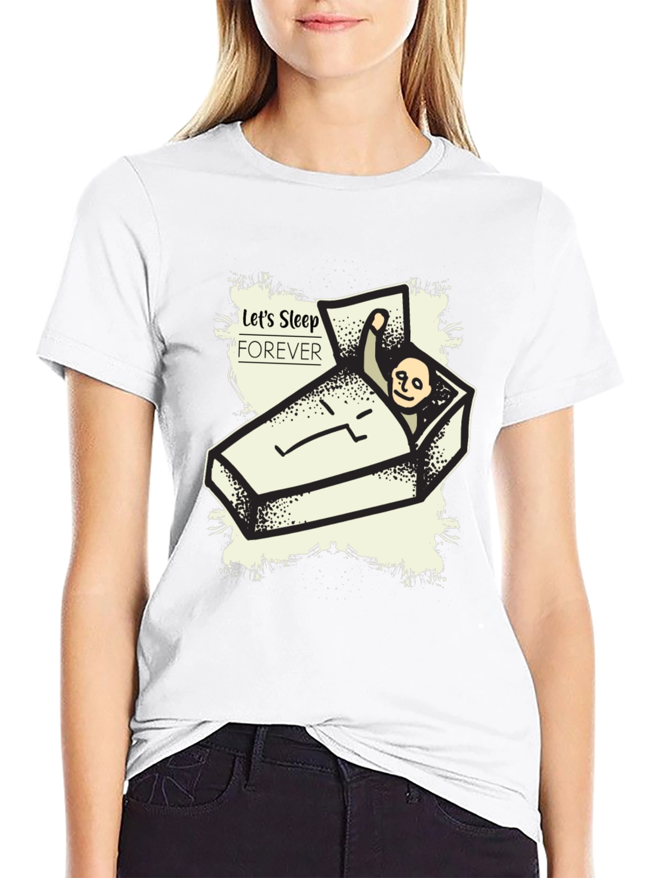 Lets Sleep Forever Graphic Tee