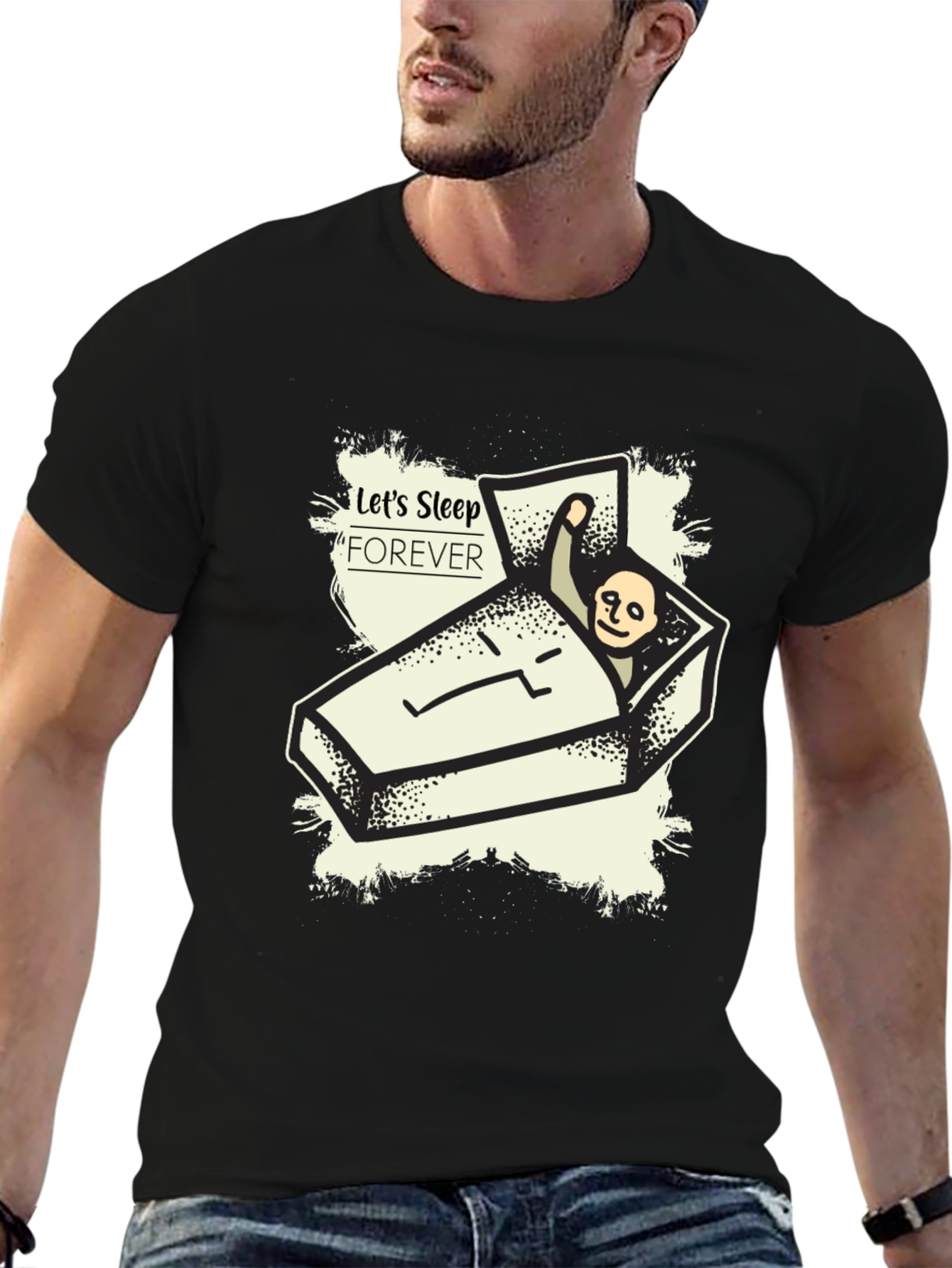 Lets Sleep Forever Graphic Tee
