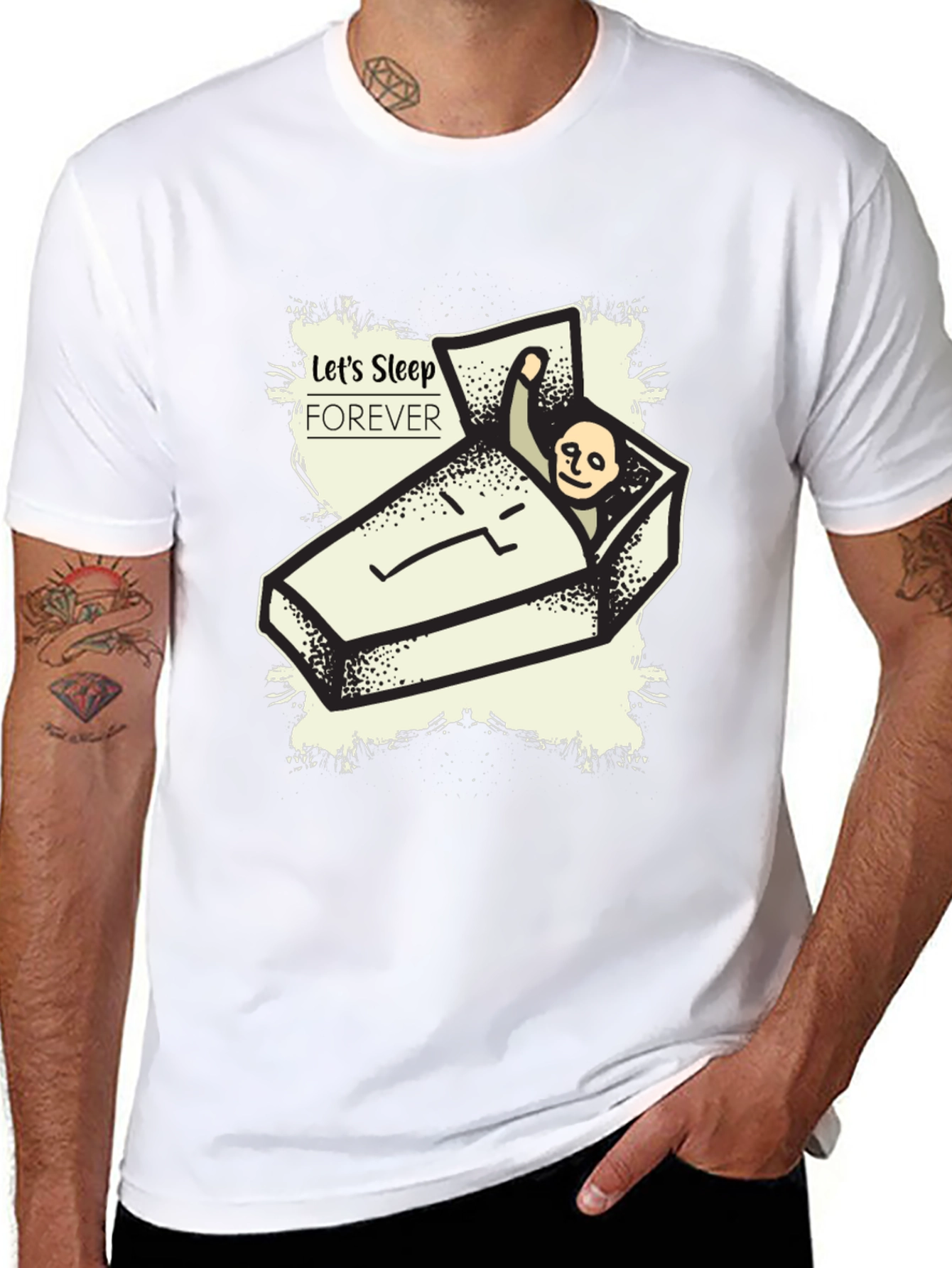 Lets Sleep Forever Graphic Tee