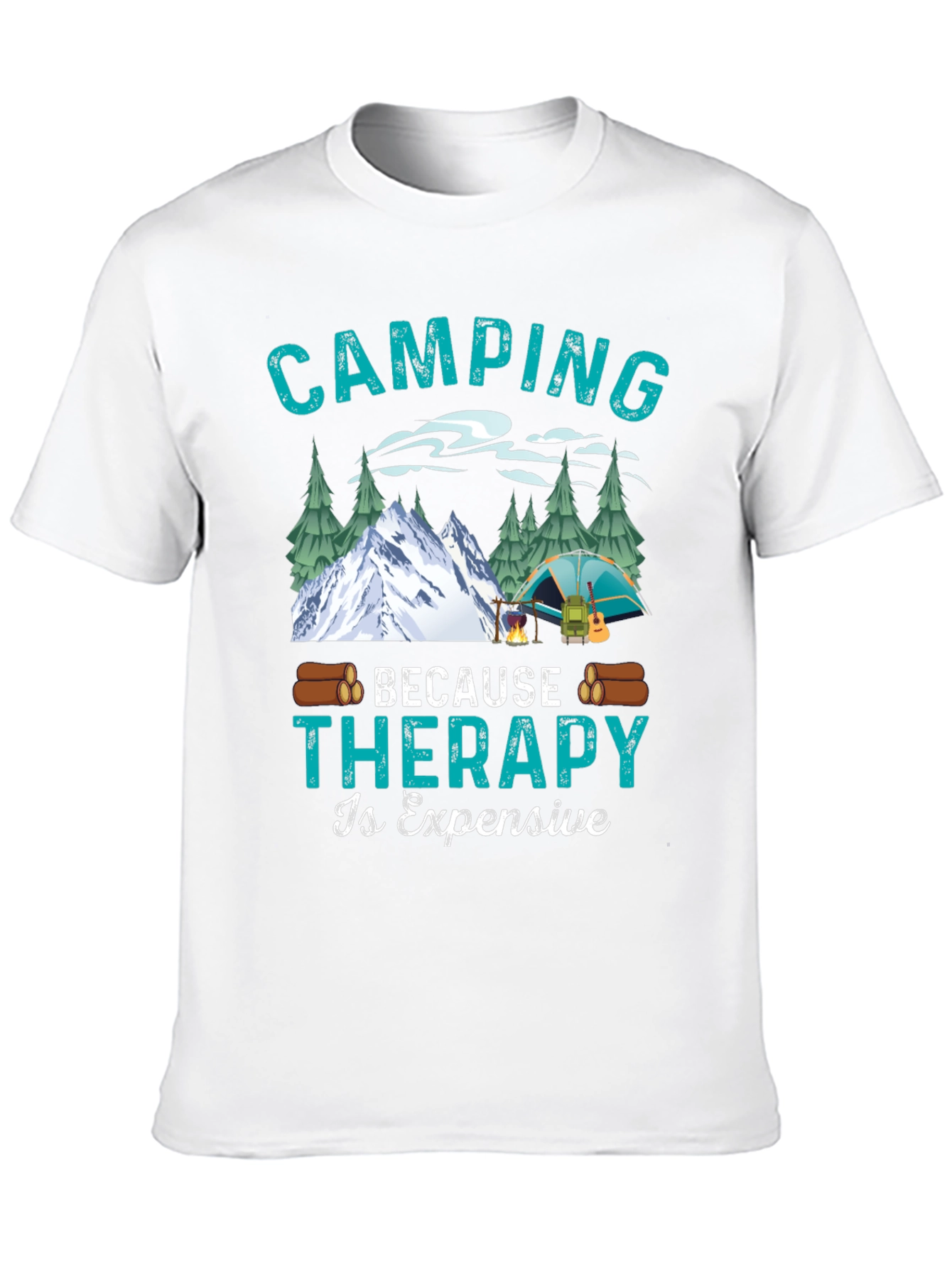 Camping Because Therapy Is Expensive T-Shirt