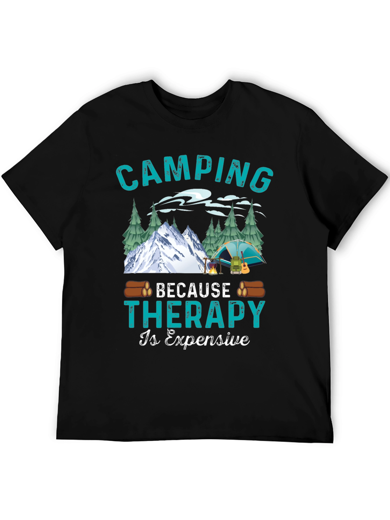Camping Because Therapy Is Expensive T-Shirt