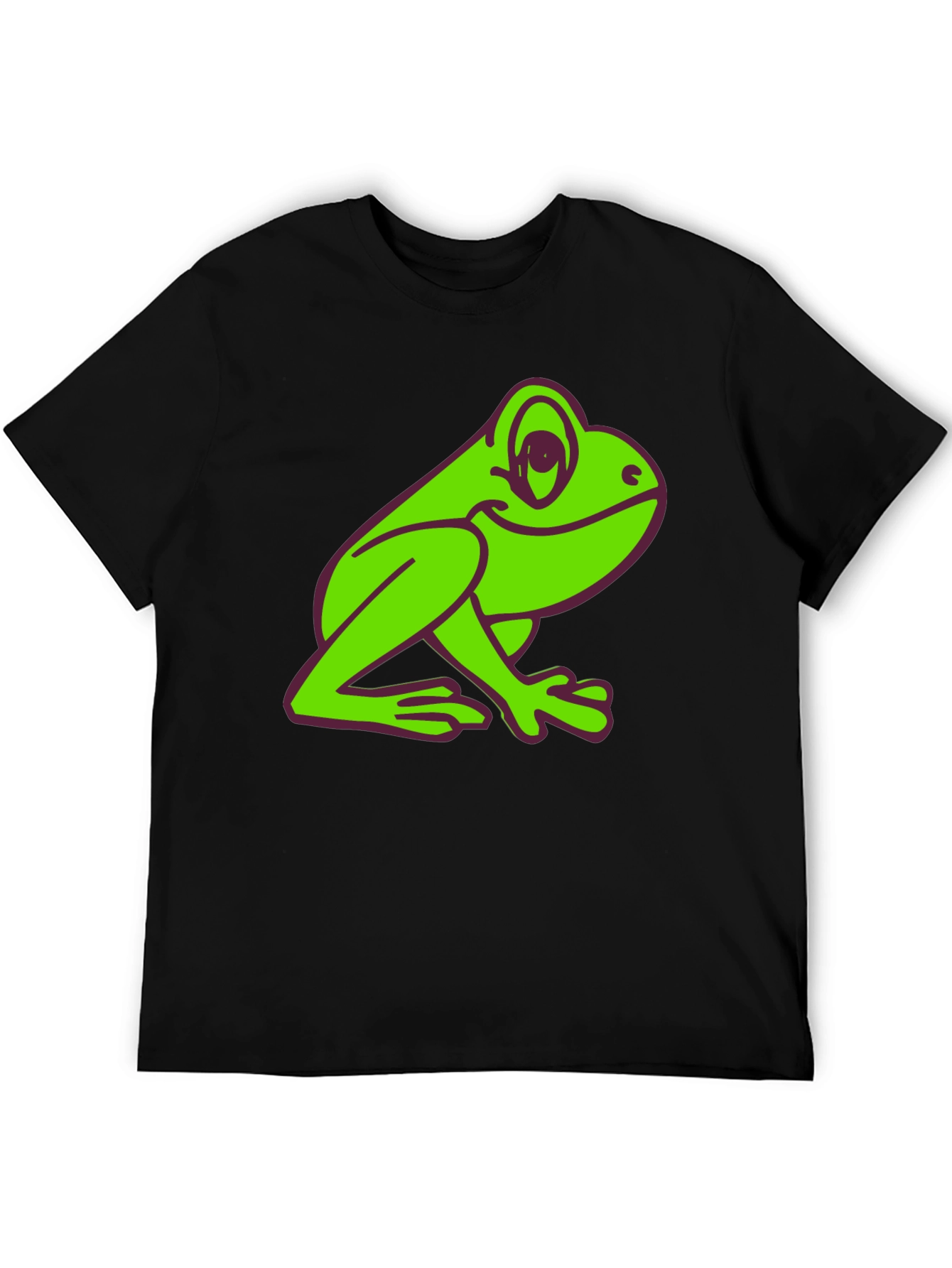 Fun Frog Graphic Tee - Black T-Shirt