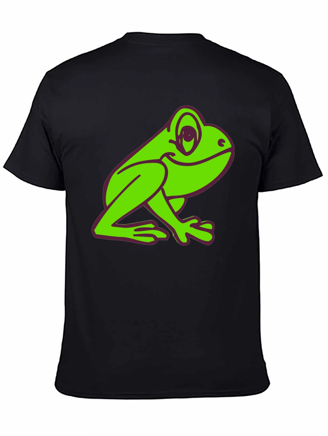 Fun Frog Graphic Tee - Black T-Shirt