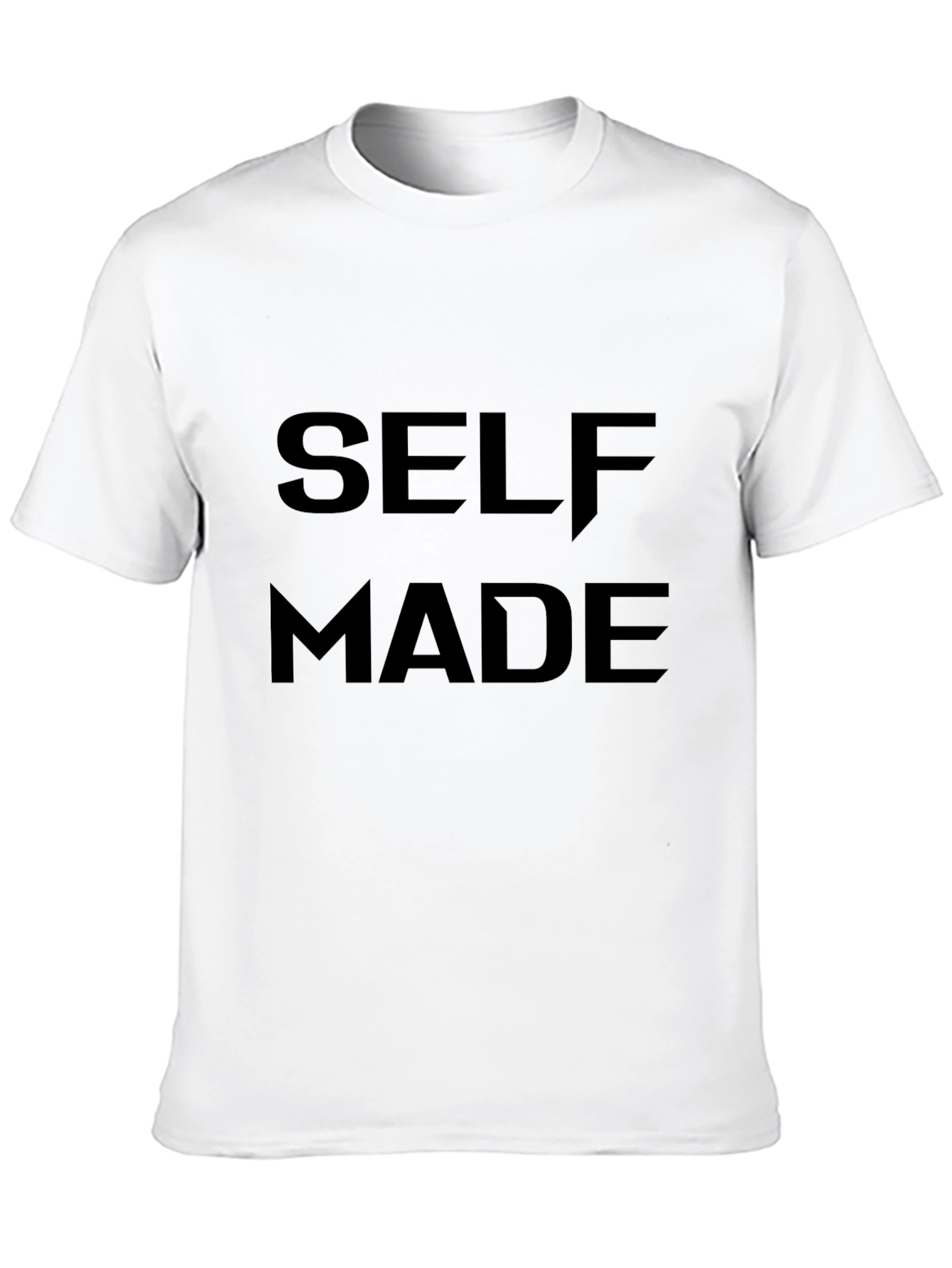 Self Made Black Graphic T-Shirt