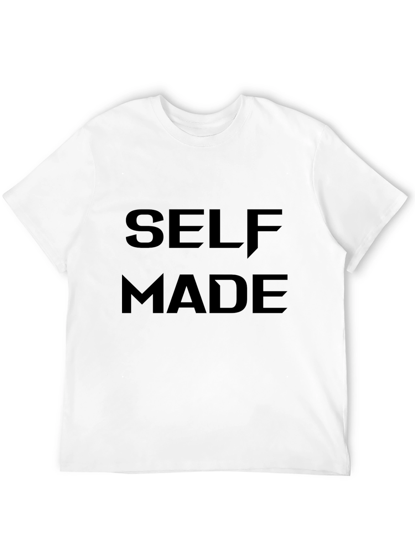 Self Made Black Graphic T-Shirt