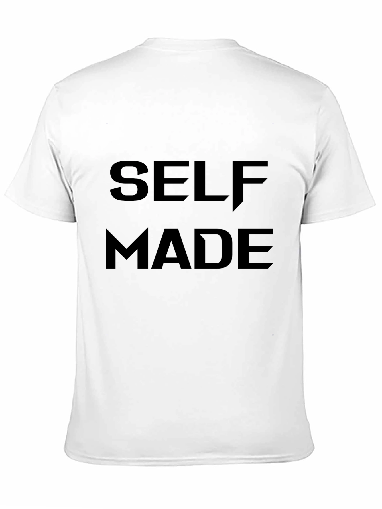 Self Made Black Graphic T-Shirt