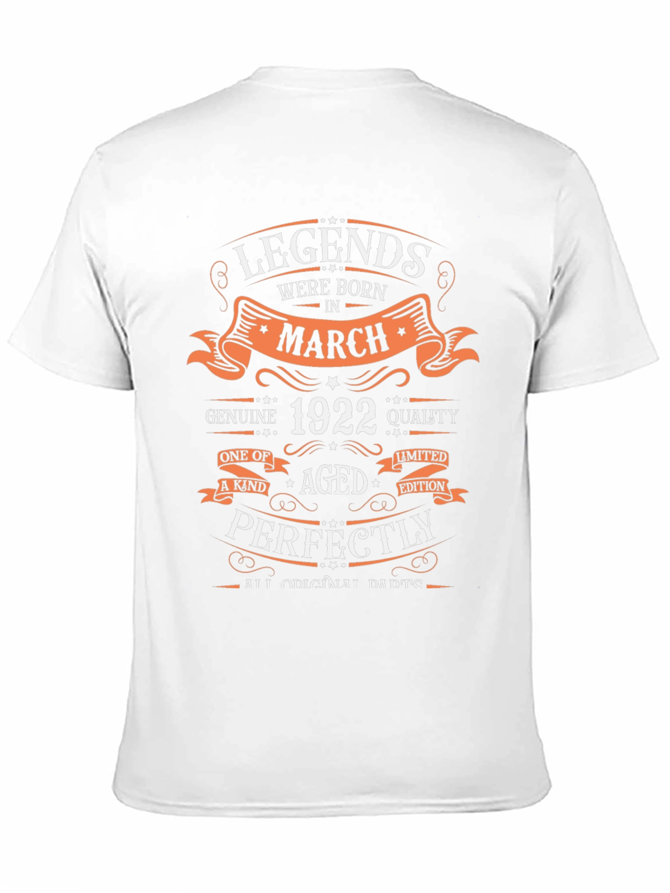 Legends Born in March 1922 Graphic T-Shirt