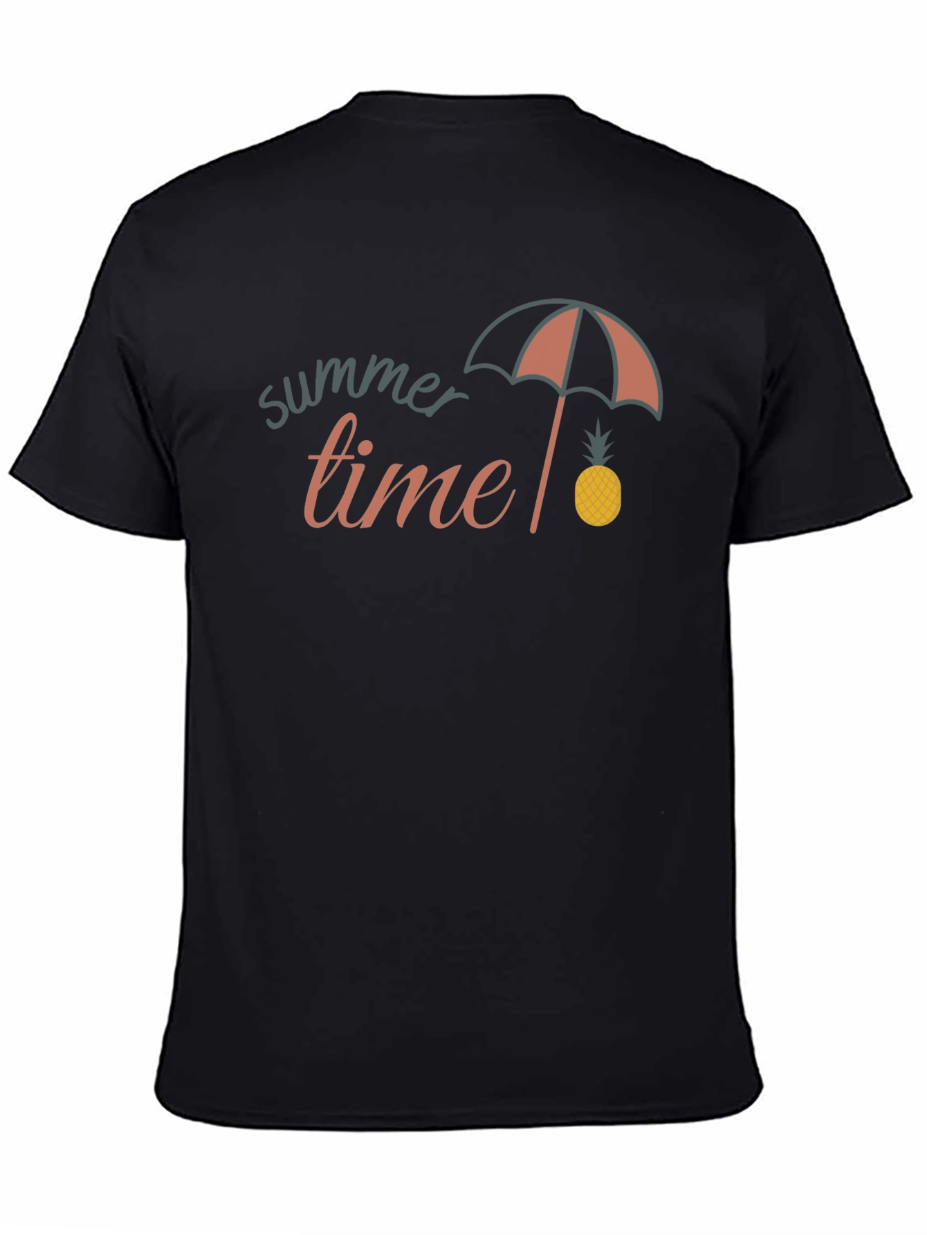 Summer Time Graphic Tee - Unisex Black T-Shirt