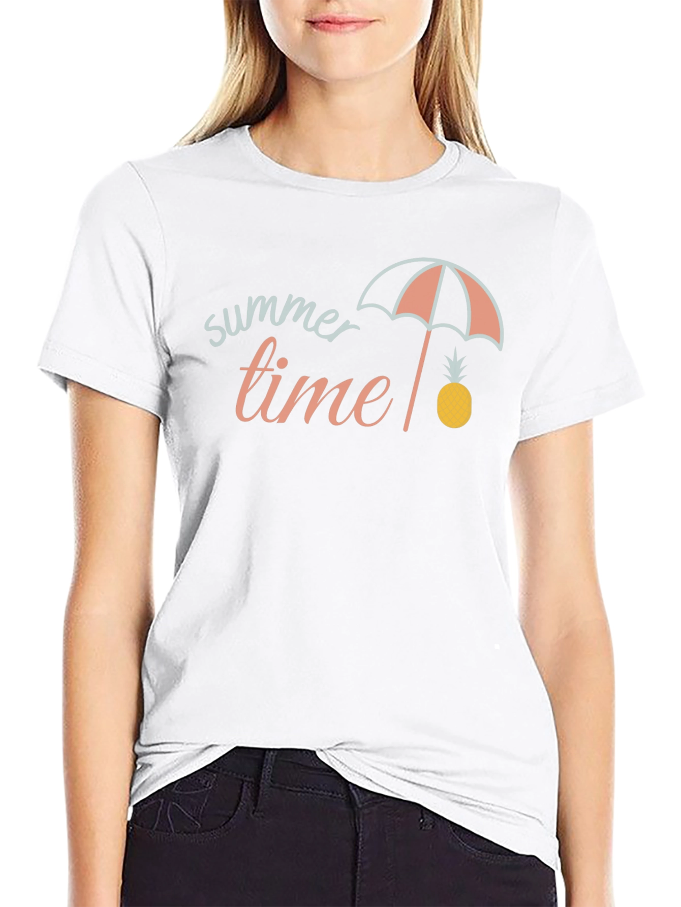 Summer Time Graphic Tee - Unisex Black T-Shirt