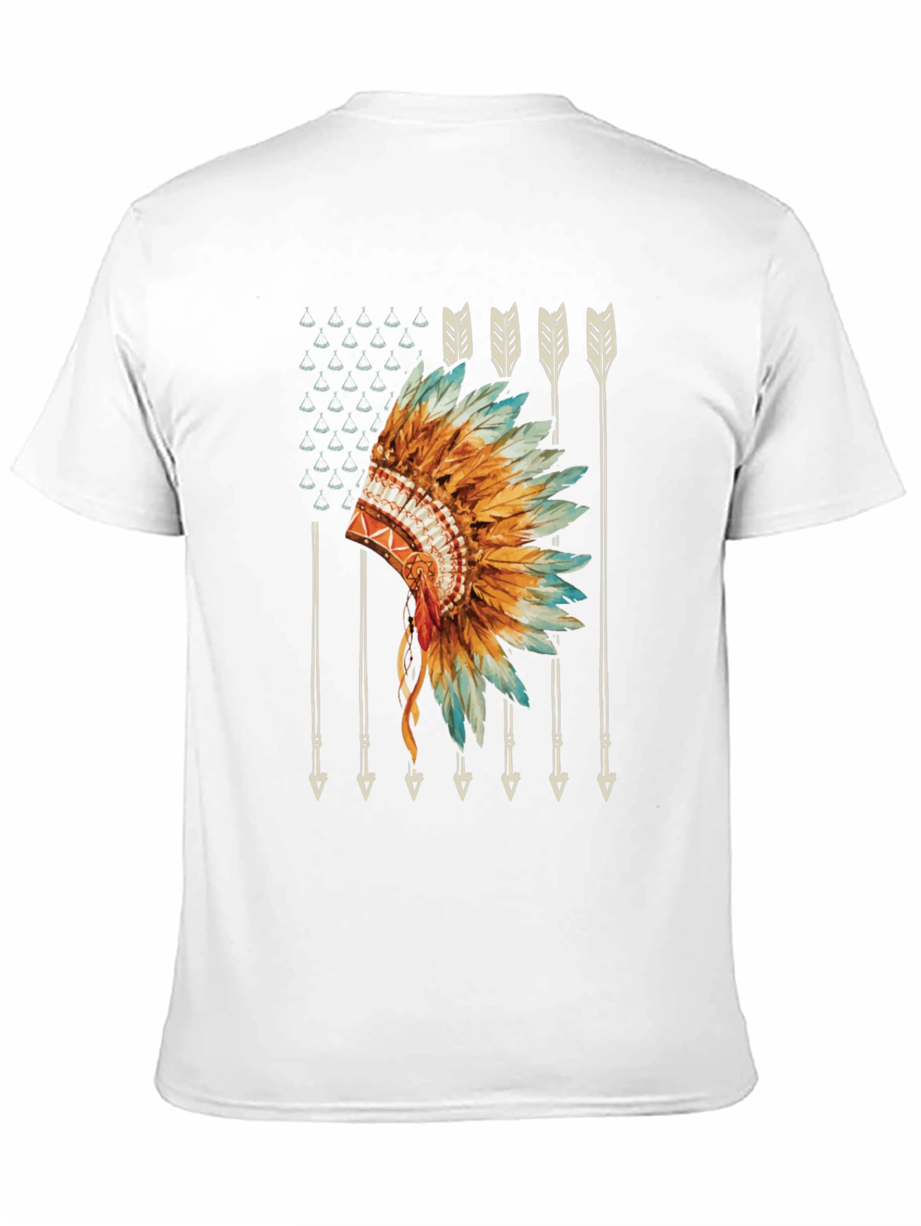 Native American Headdress Graphic Tee