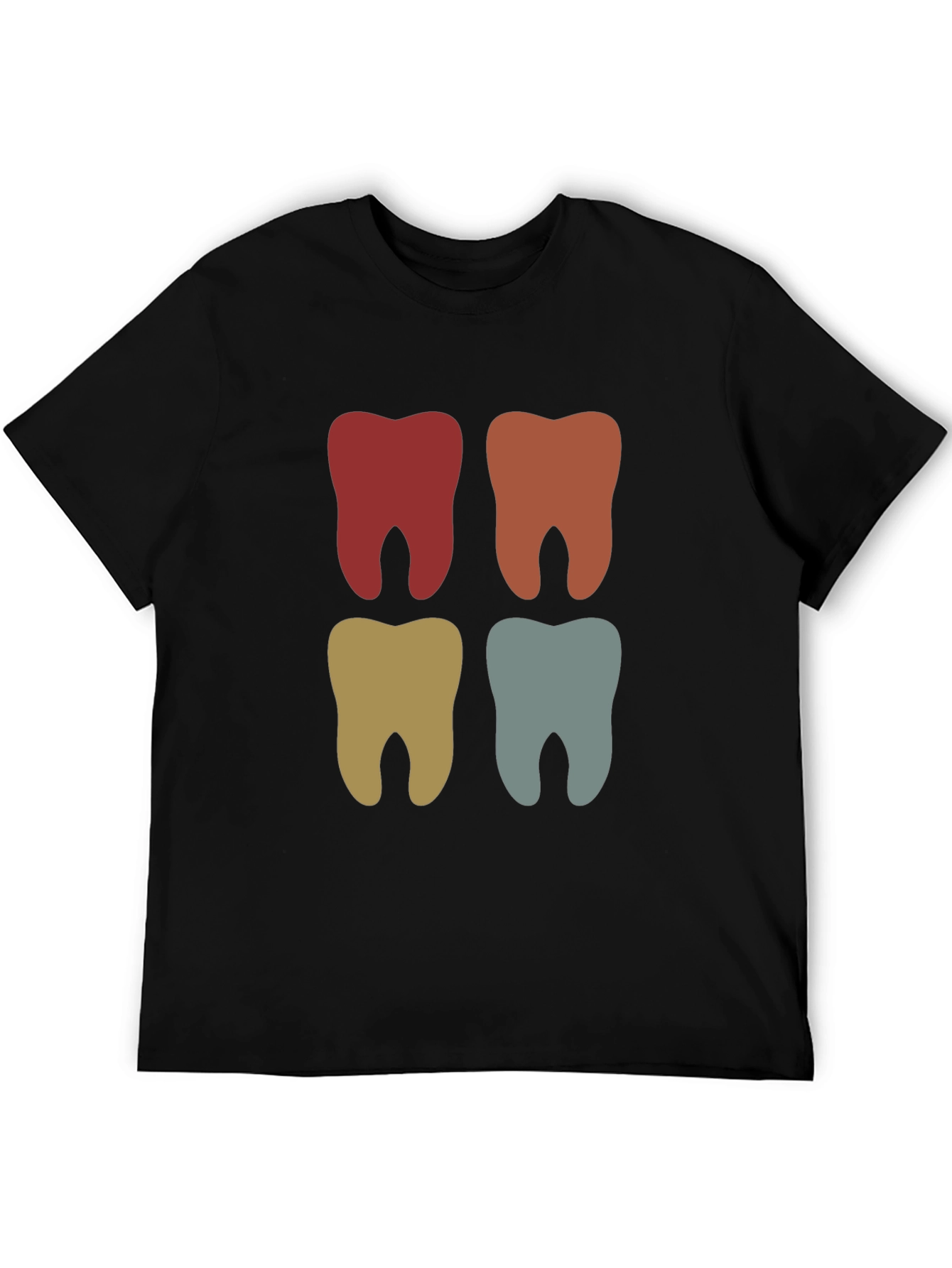 Retro Tooth Graphic Tee - Dental Style T-Shirt
