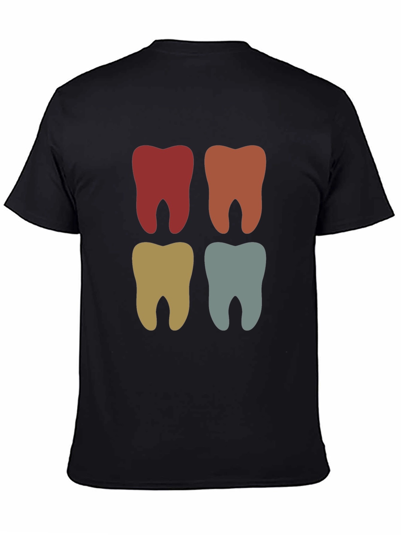 Retro Tooth Graphic Tee - Dental Style T-Shirt