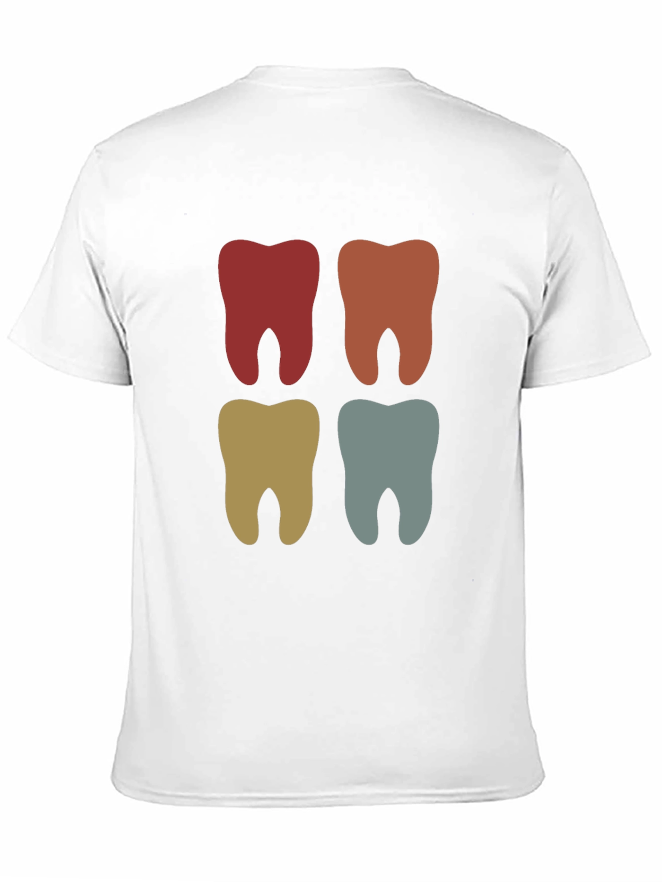 Retro Tooth Graphic Tee - Dental Style T-Shirt