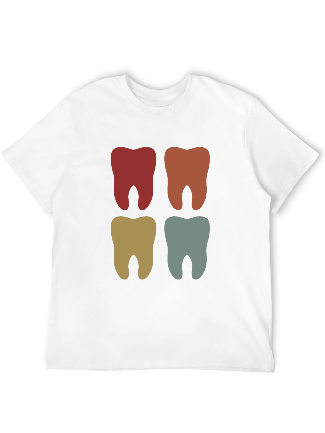 Retro Tooth Graphic Tee - Dental Style T-Shirt