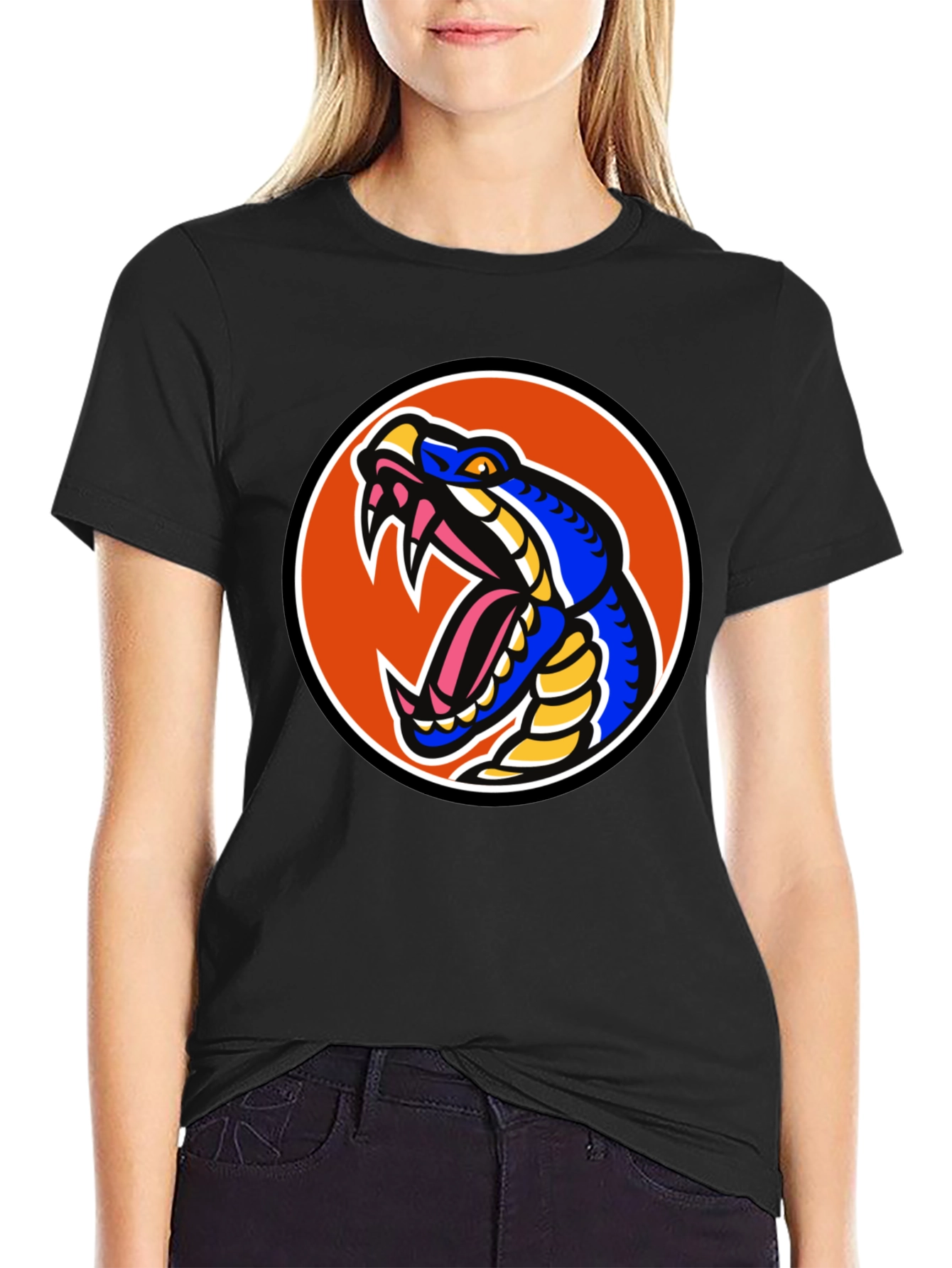 Snake Graphic Tee - Bold Cobra Design