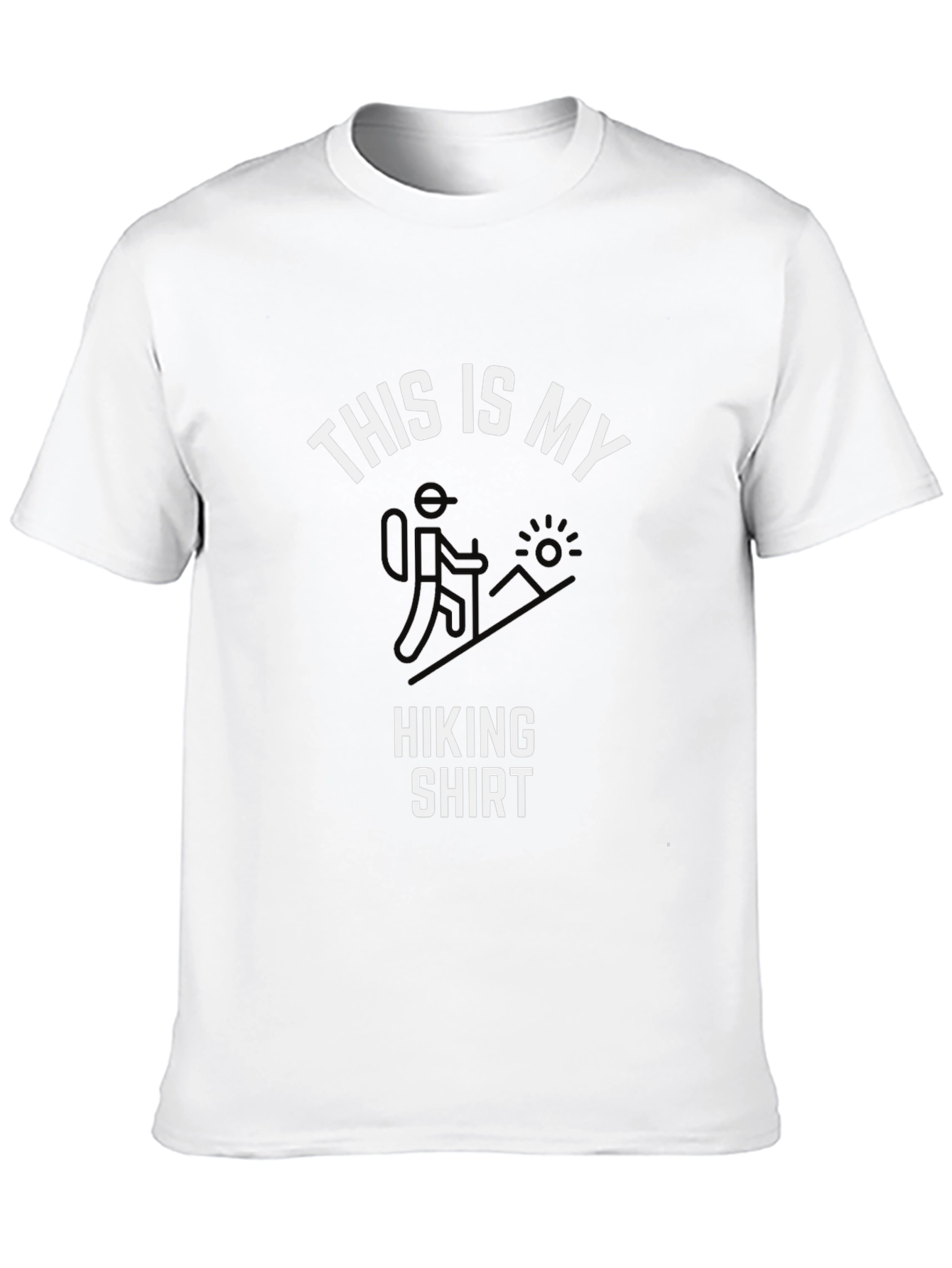 Hiking Shirt: This is My Hiking Shirt - Black