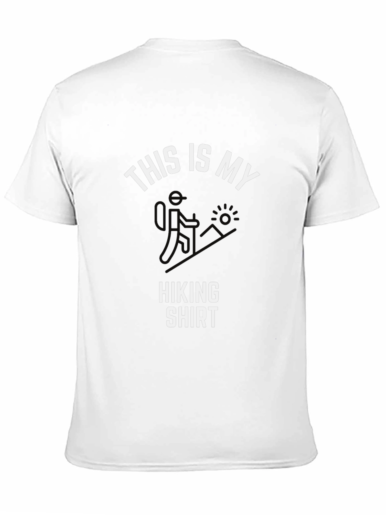 Hiking Shirt: This is My Hiking Shirt - Black