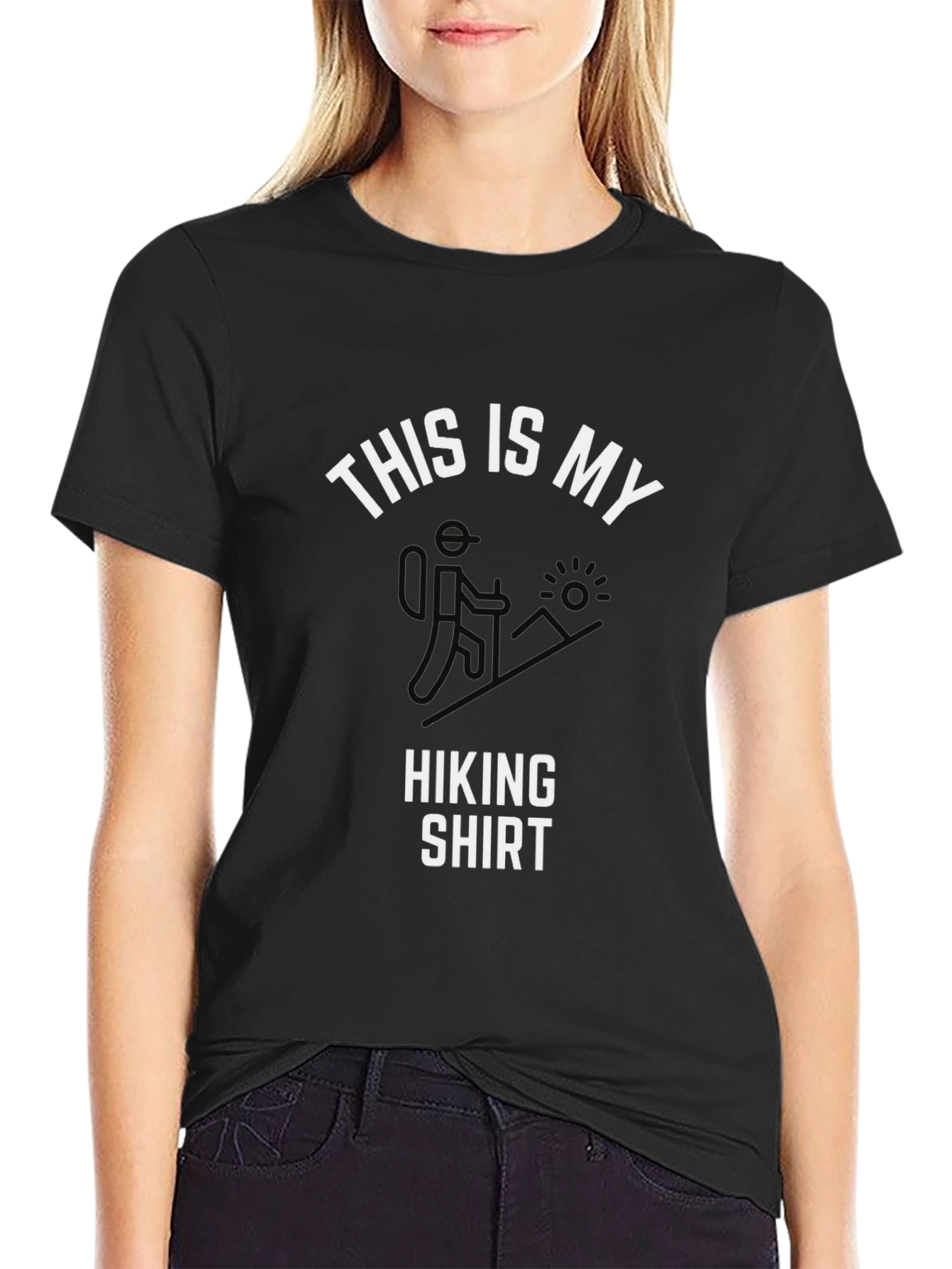 Hiking Shirt: This is My Hiking Shirt - Black