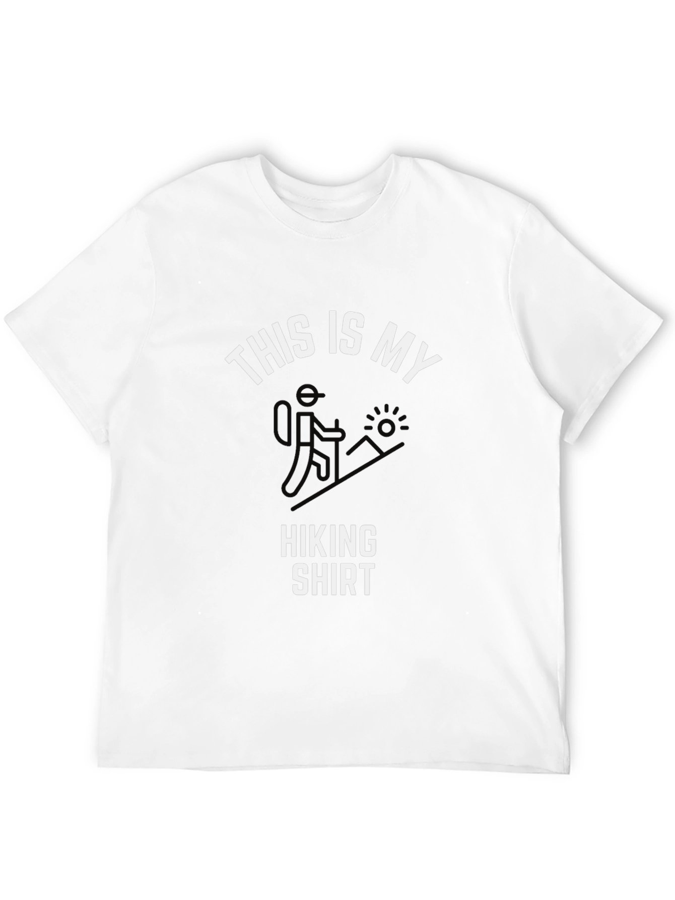 Hiking Shirt: This is My Hiking Shirt - Black