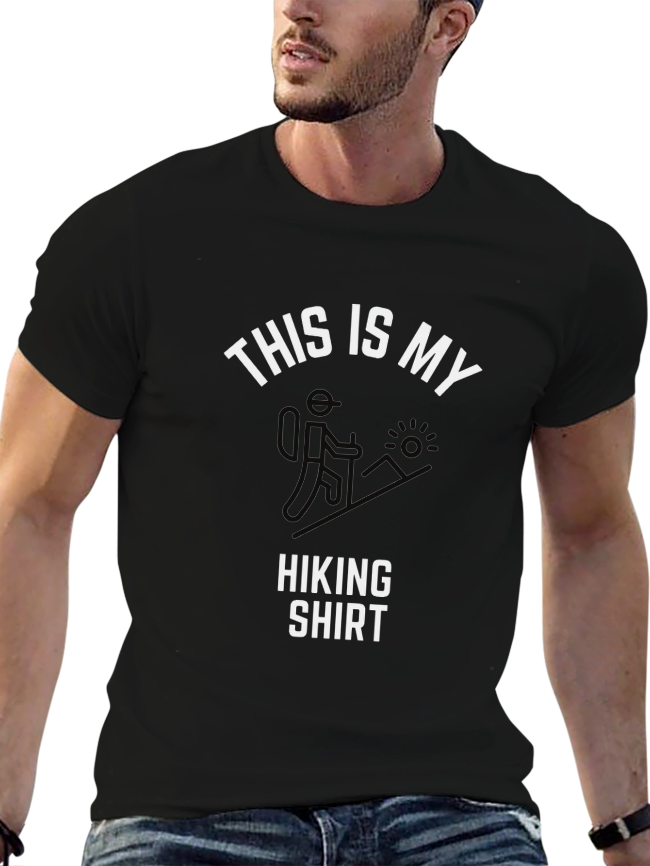 Hiking Shirt: This is My Hiking Shirt - Black