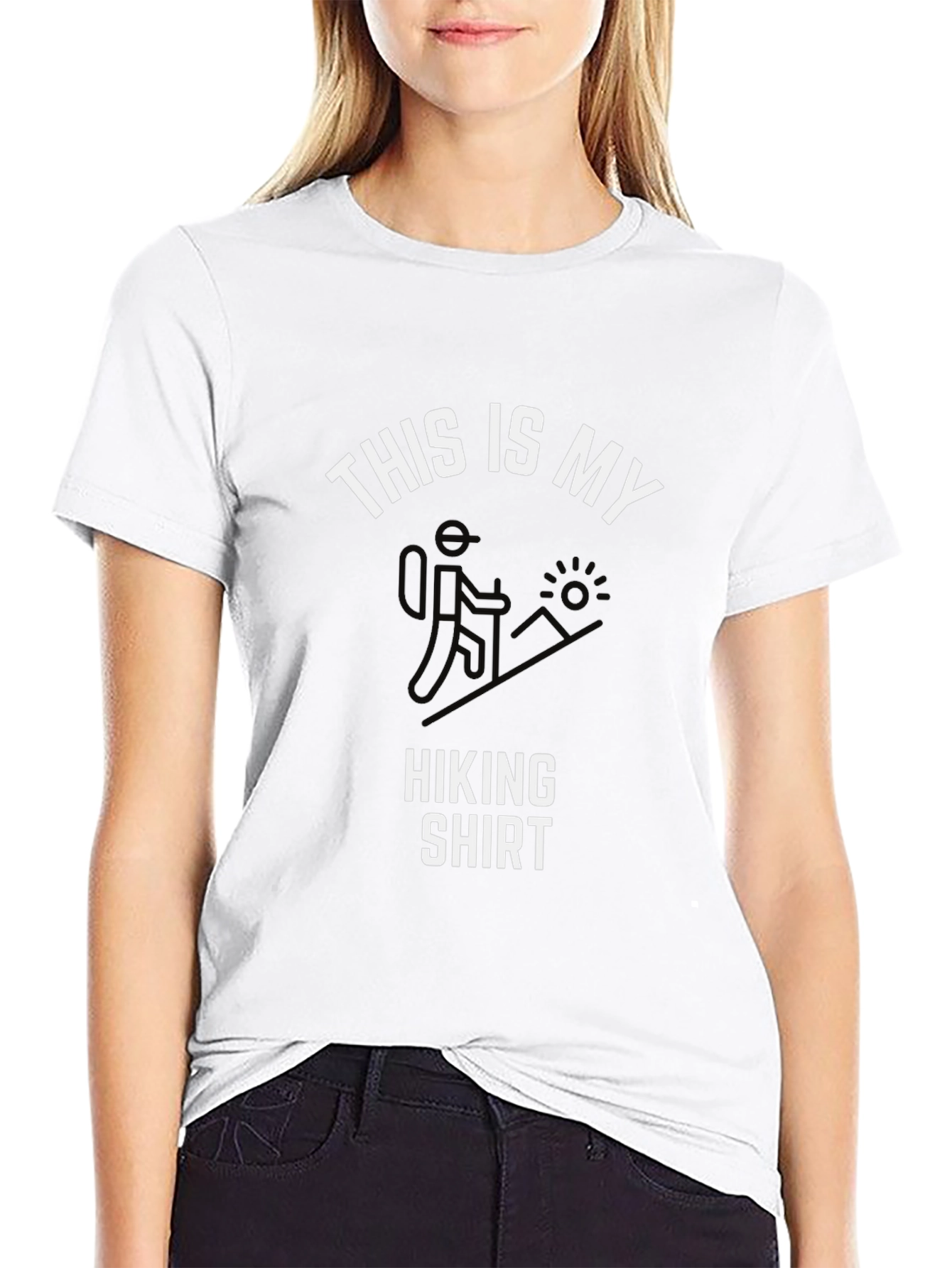 Hiking Shirt: This is My Hiking Shirt - Black