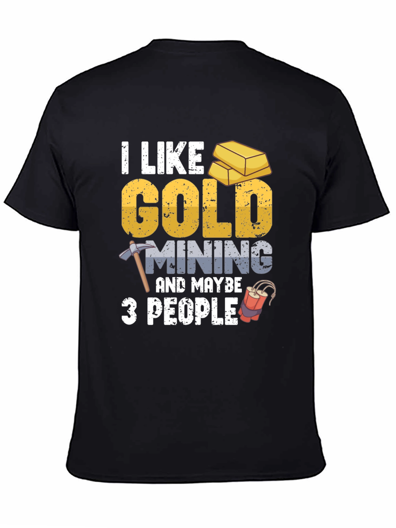 Gold Mining T-Shirt - Funny Graphic Tee