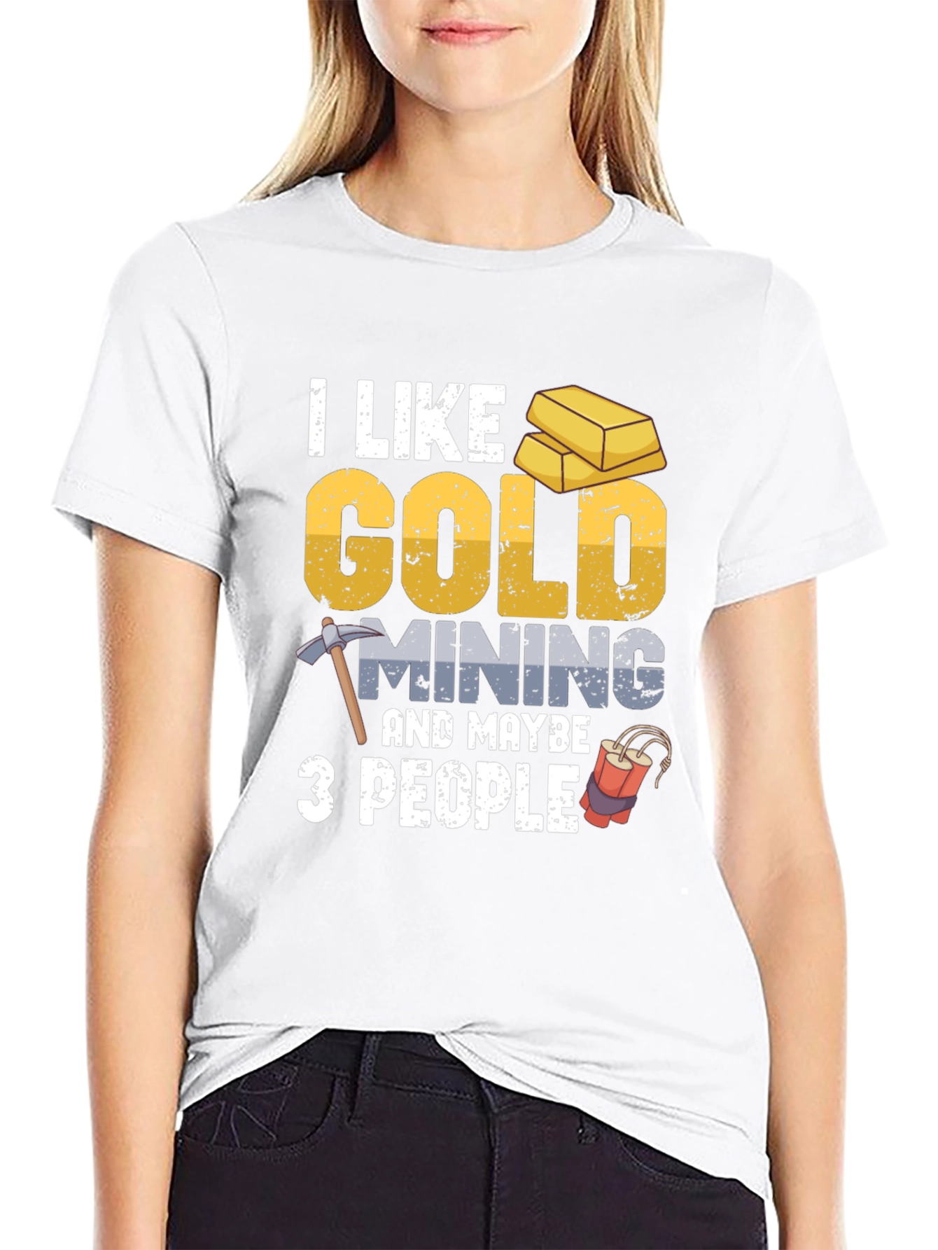 Gold Mining T-Shirt - Funny Graphic Tee