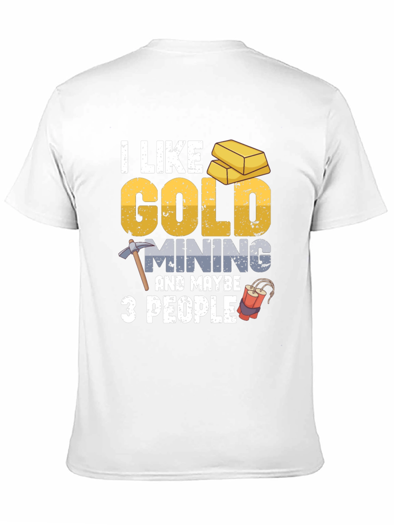 Gold Mining T-Shirt - Funny Graphic Tee