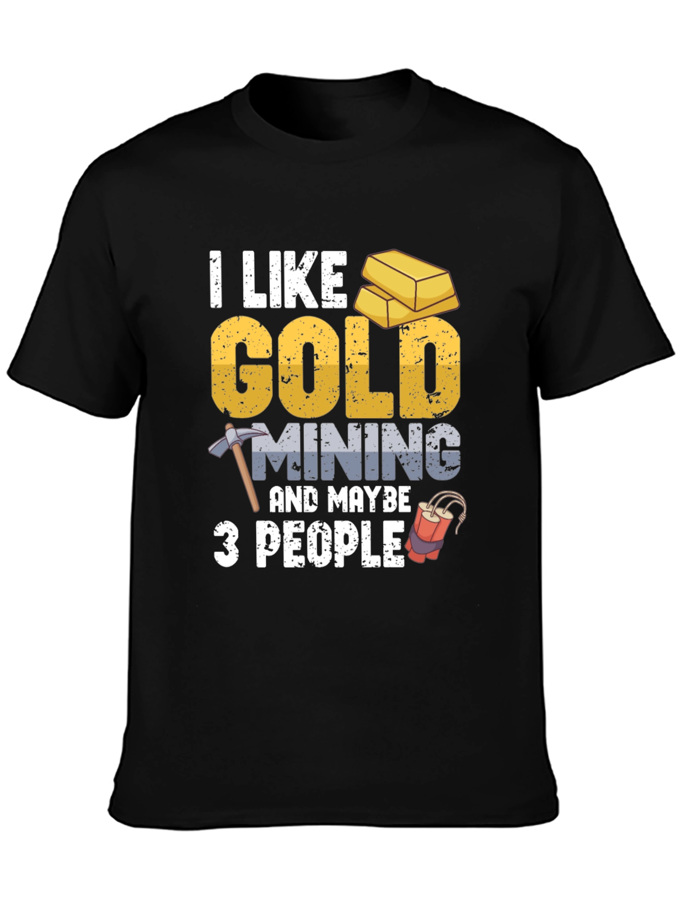 Gold Mining T-Shirt - Funny Graphic Tee