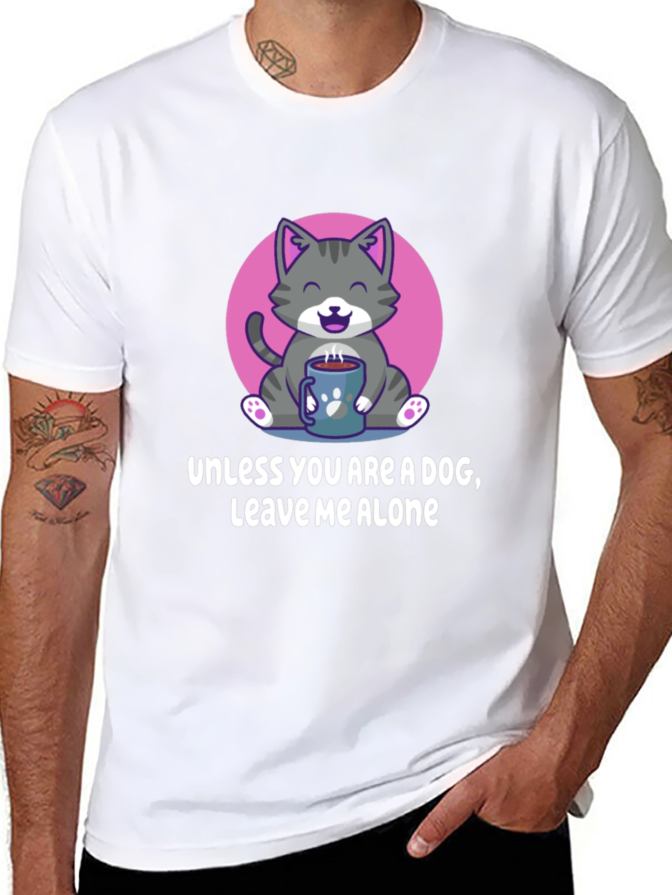Cat Lover T-Shirt - Leave Me Alone Tee