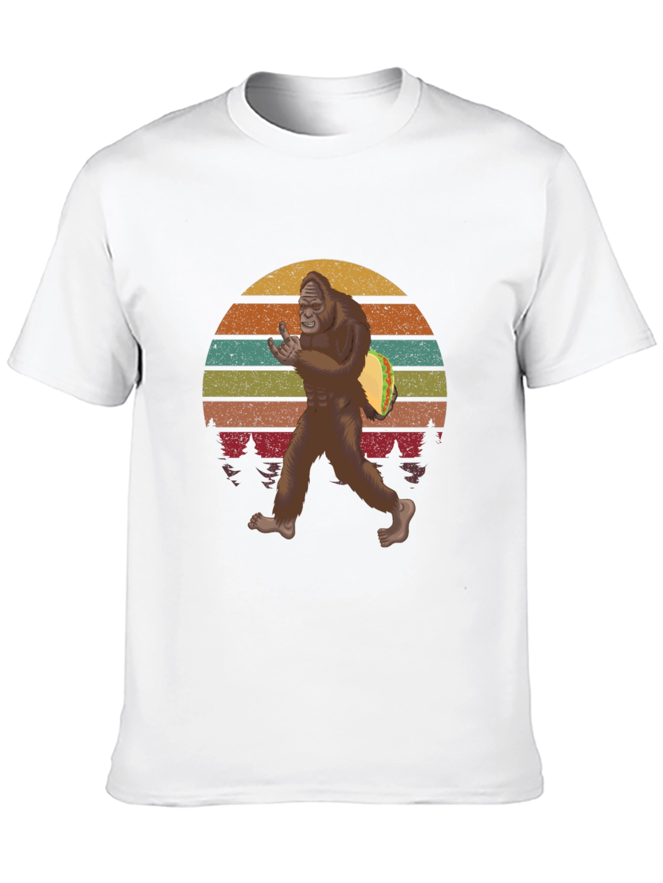 Bigfoot Taco Sunset Tee