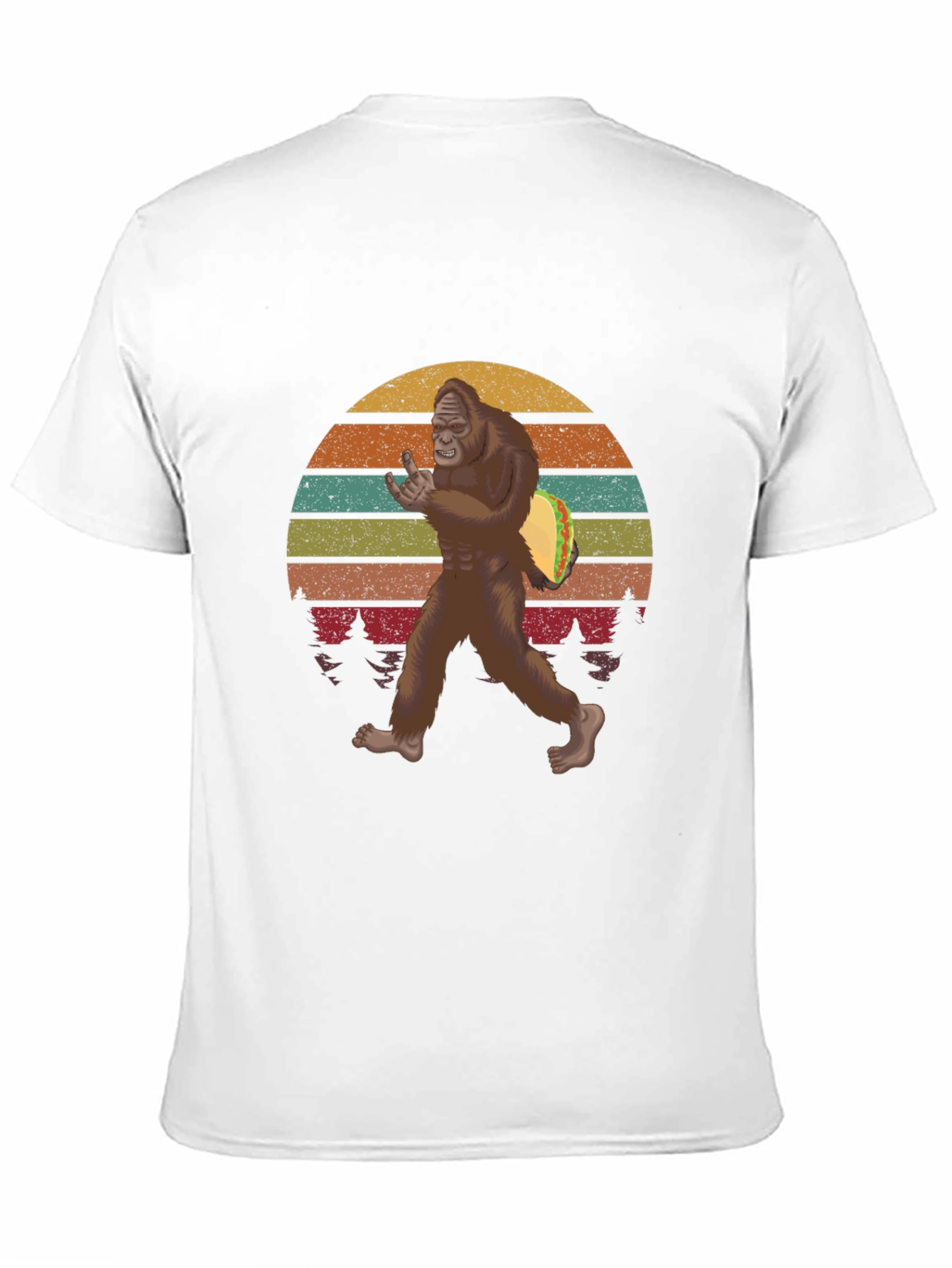 Bigfoot Taco Sunset Tee