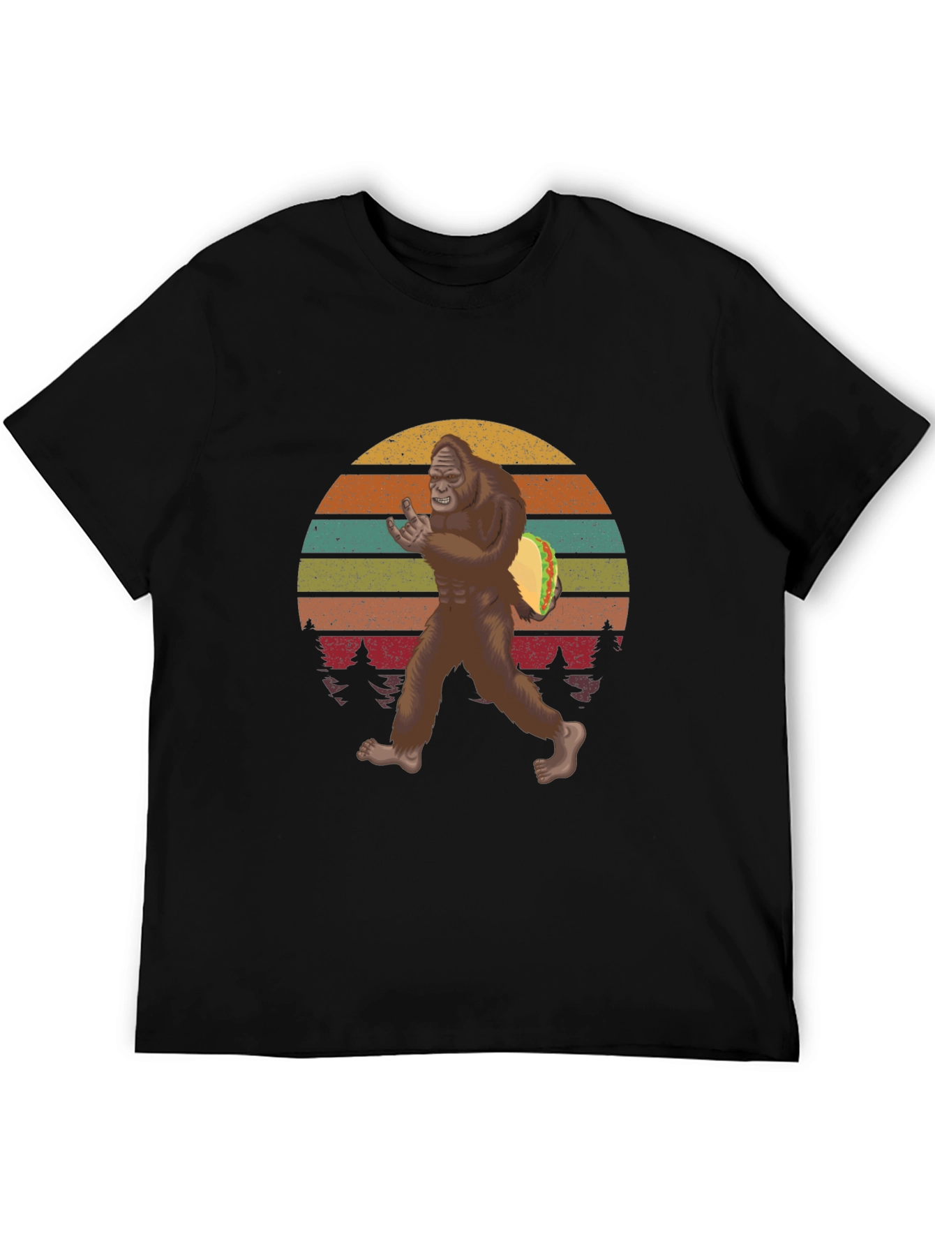 Bigfoot Taco Sunset Tee