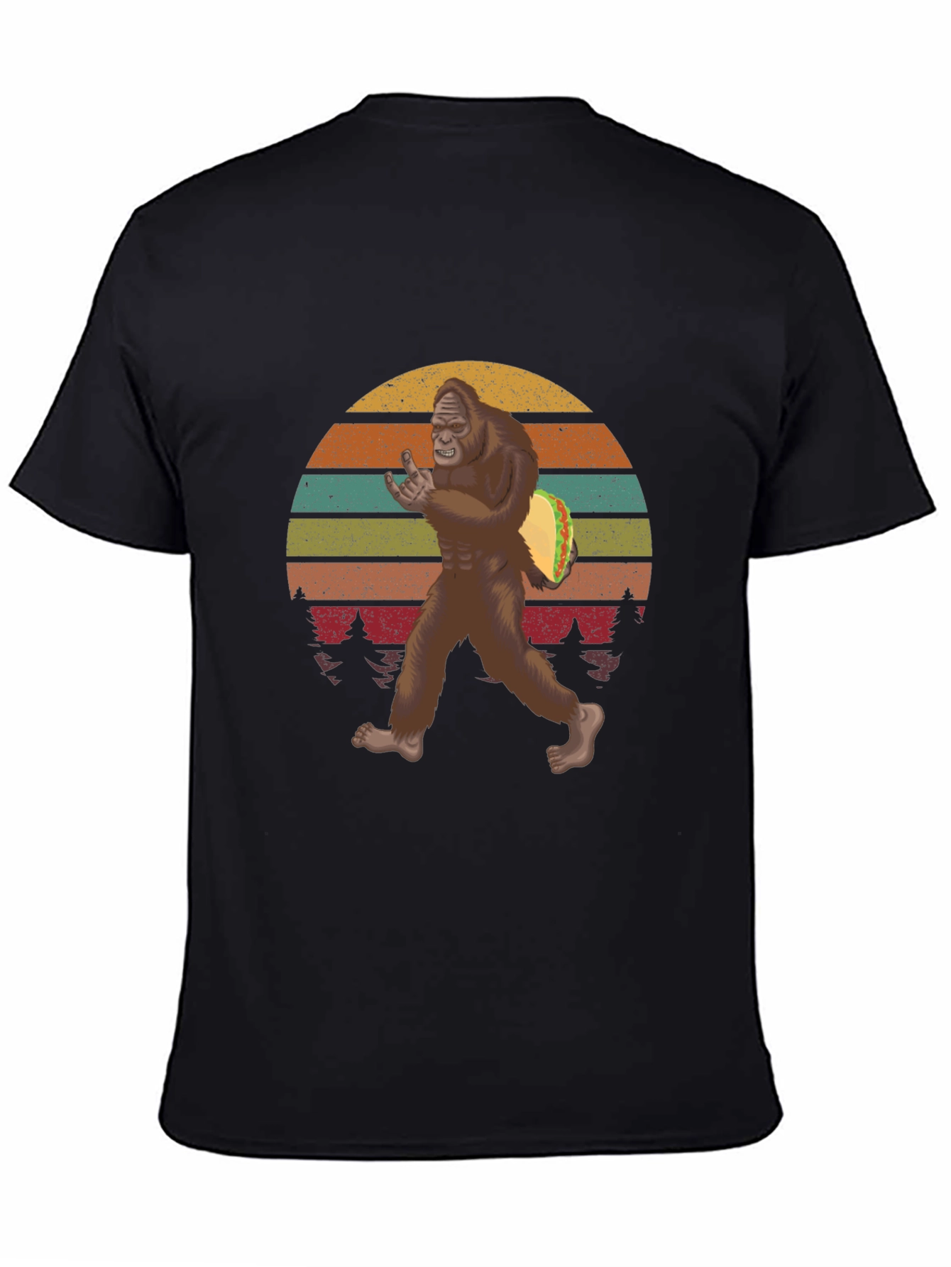 Bigfoot Taco Sunset Tee