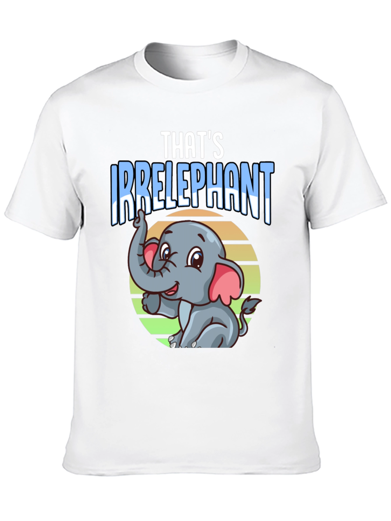 Thats Irrelephant Black T-Shirt
