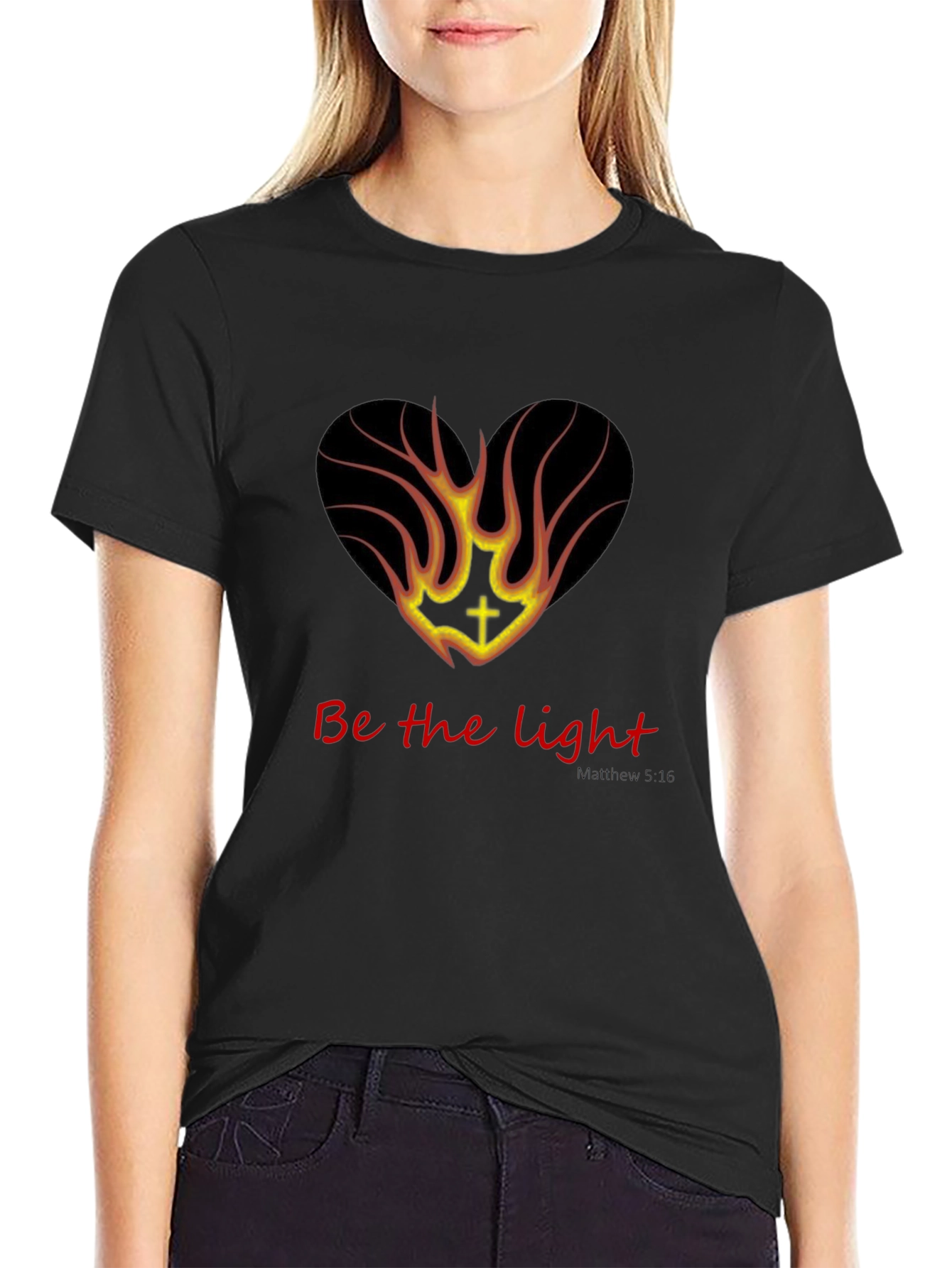 Be the Light Graphic Tee - Christian Inspired Design