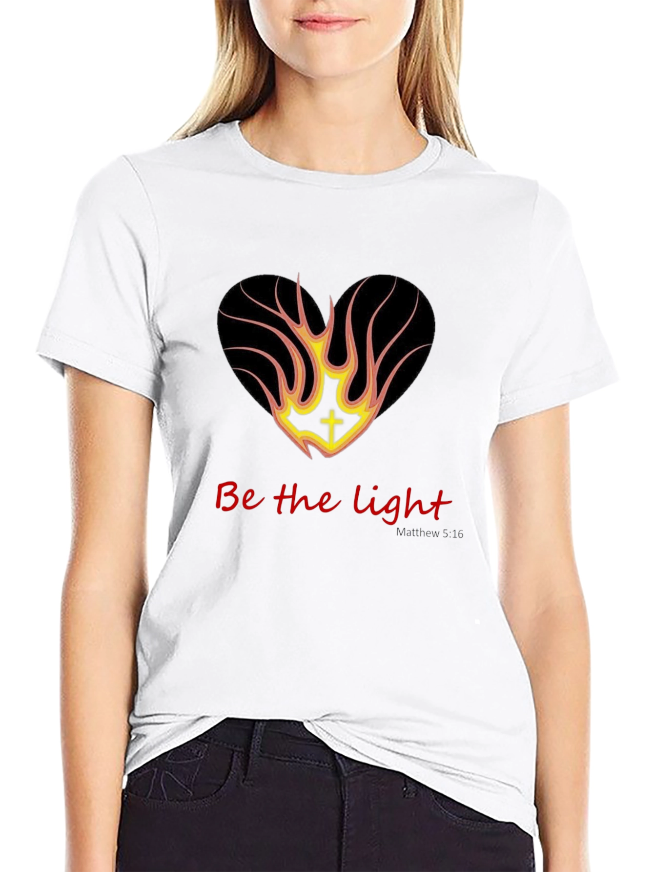 Be the Light Graphic Tee - Christian Inspired Design