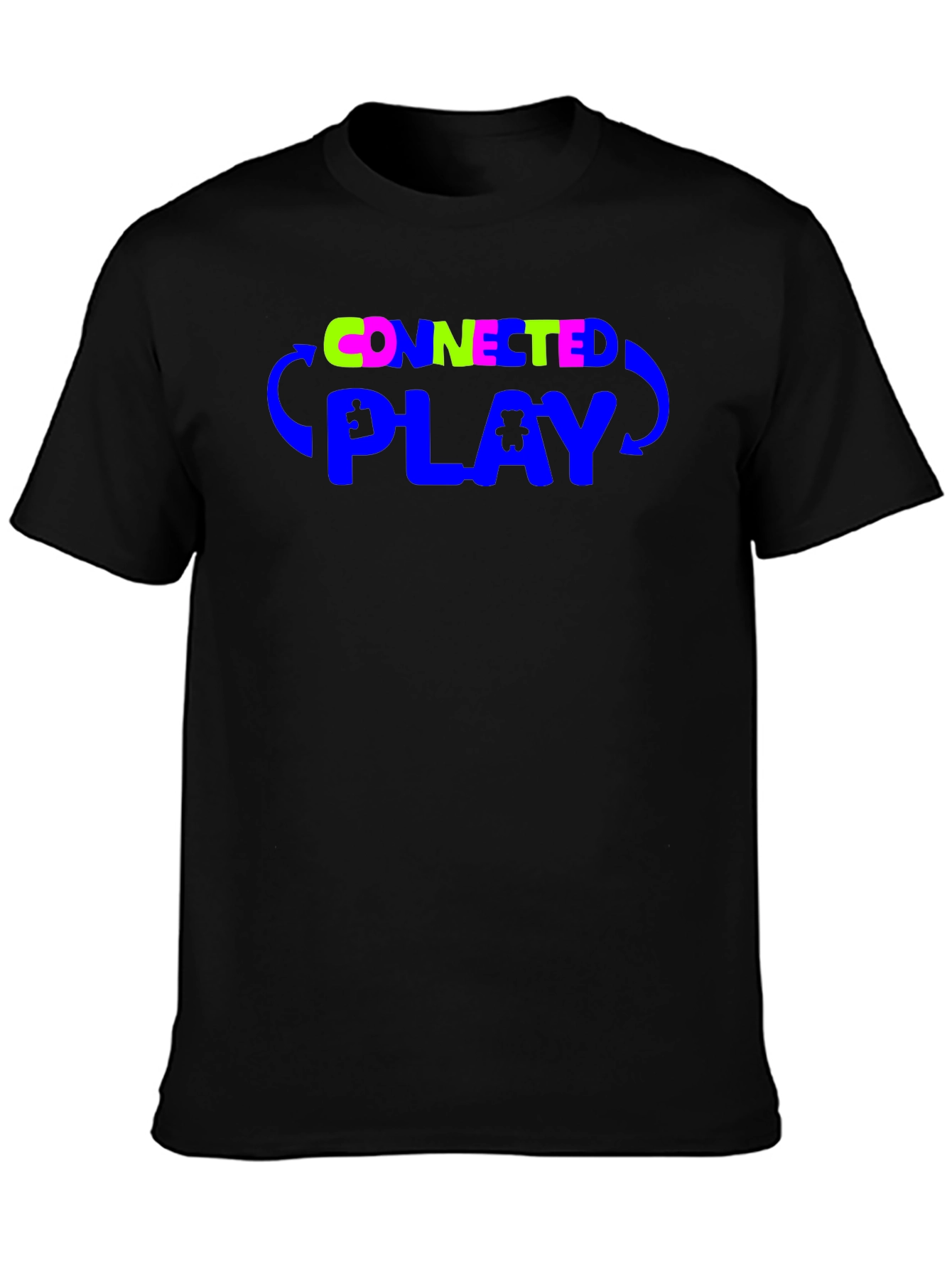 Connected Play Graphic Tee - Black