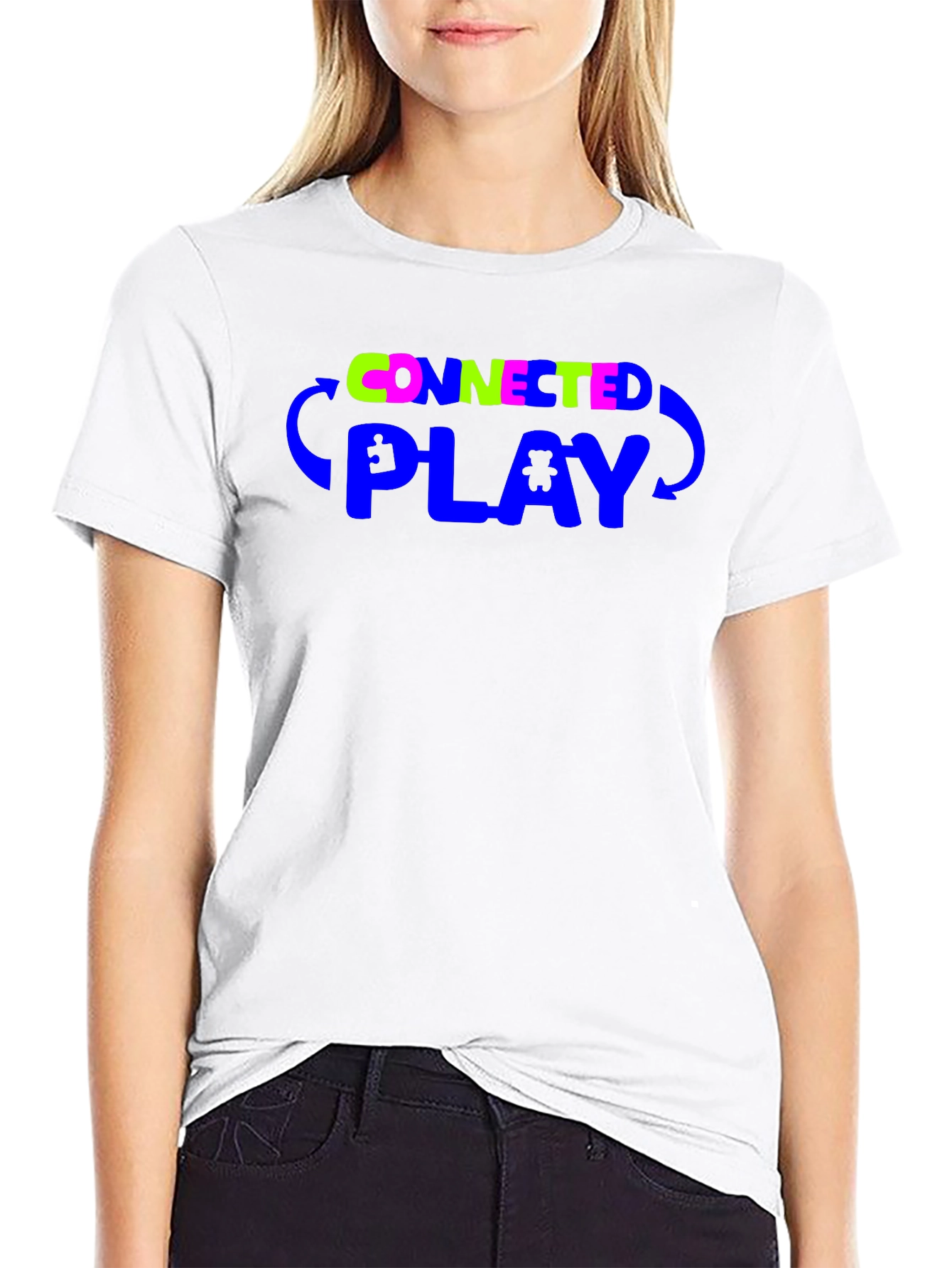 Connected Play Graphic Tee - Black